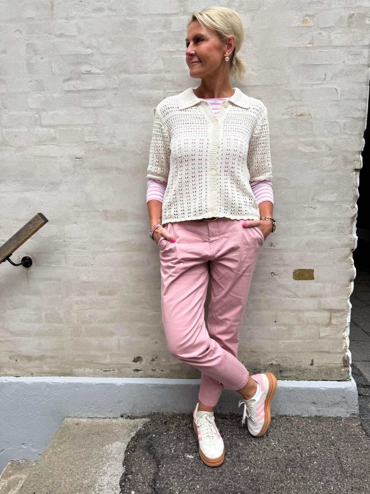 Brita cropped byxor - Svart