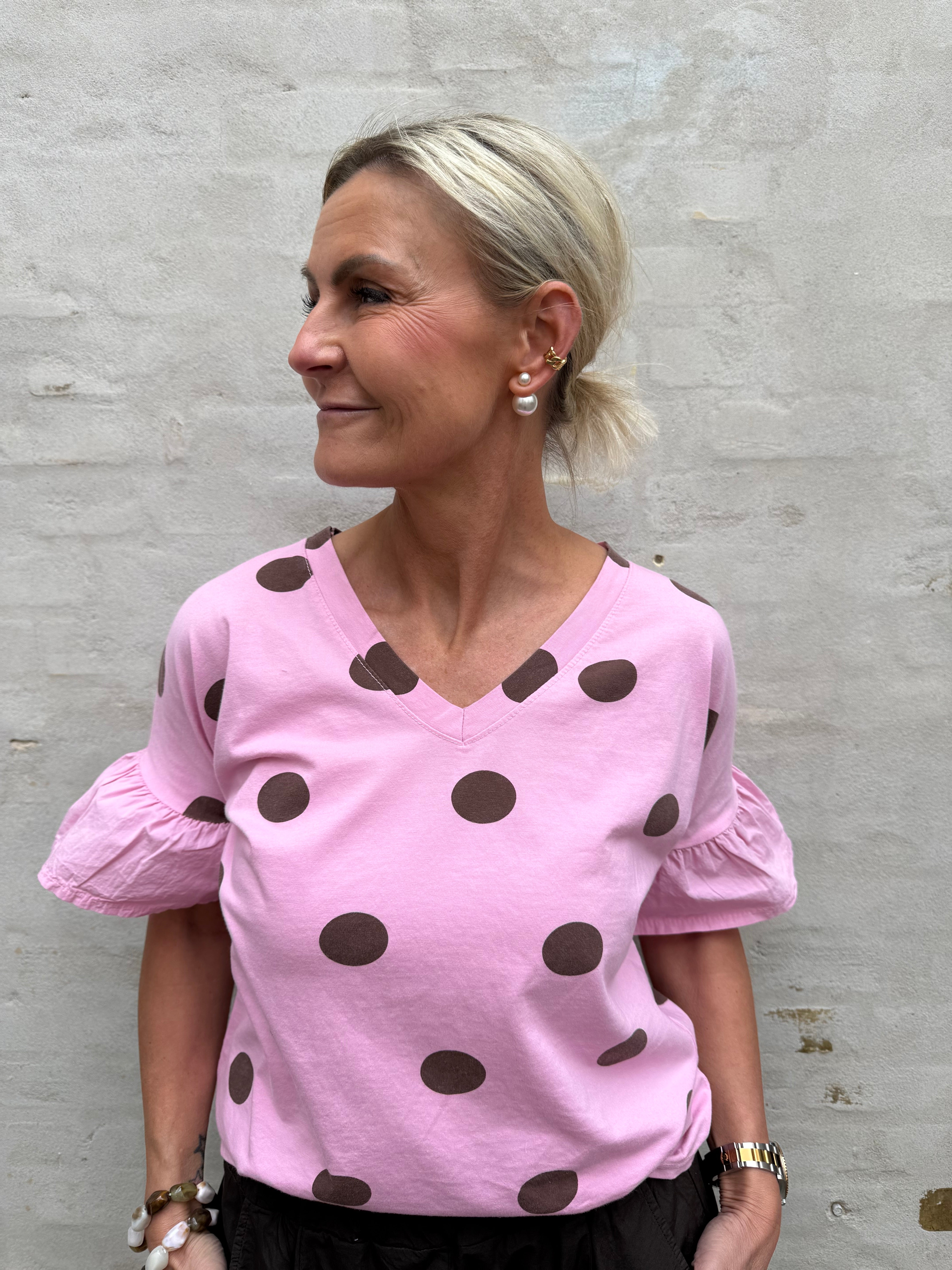 Dot Tee - Pink