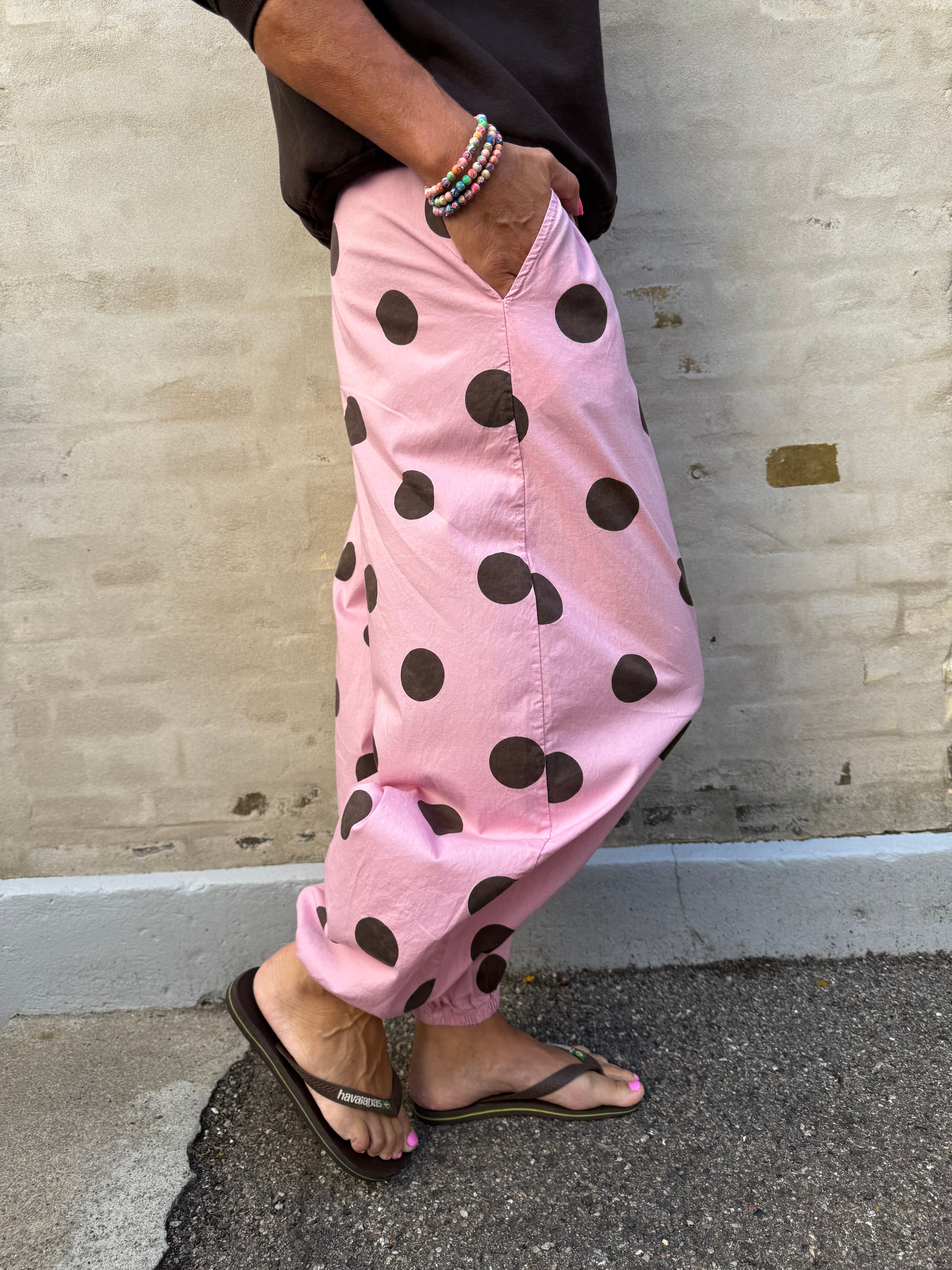 ALLY balloon pant - Rose Dot