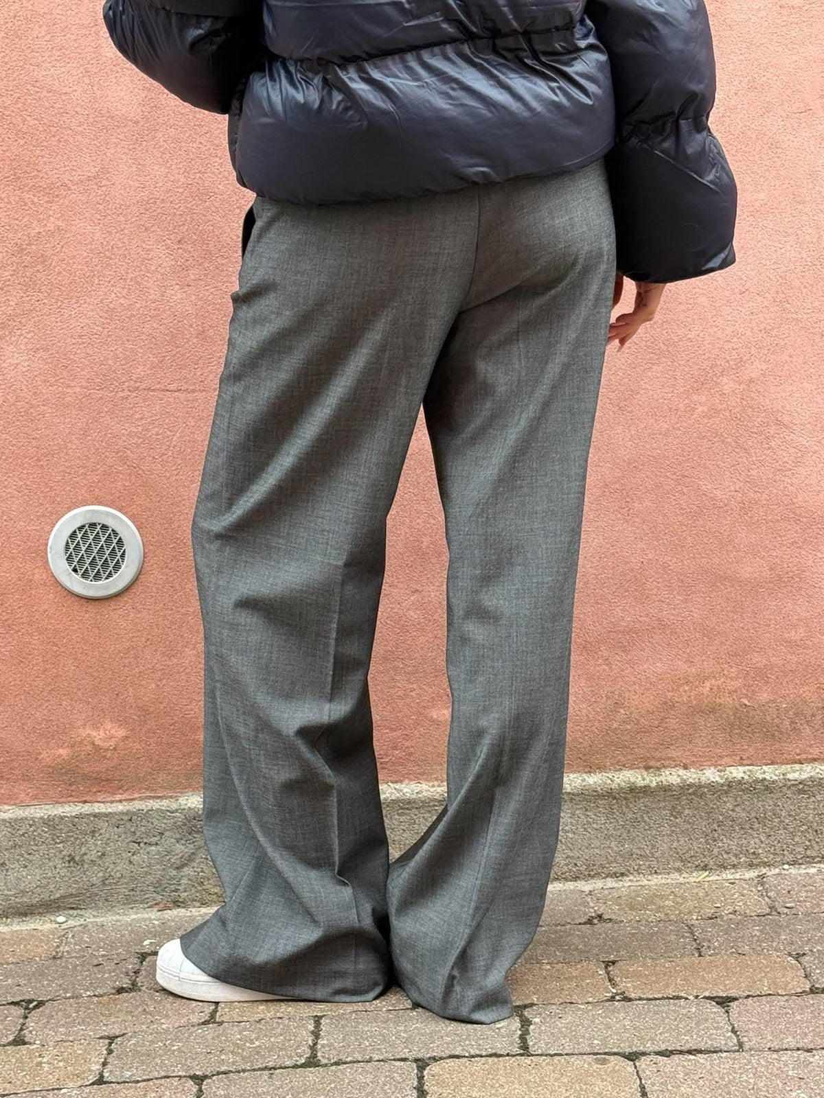 JackyCC Wide Pant - Mid Grey