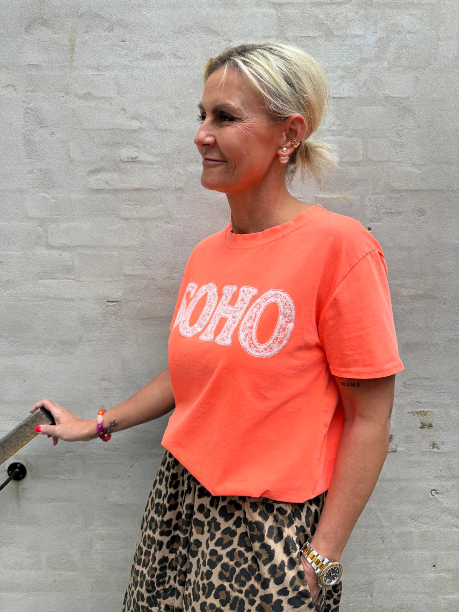 Belina Tee - Orange Fluo