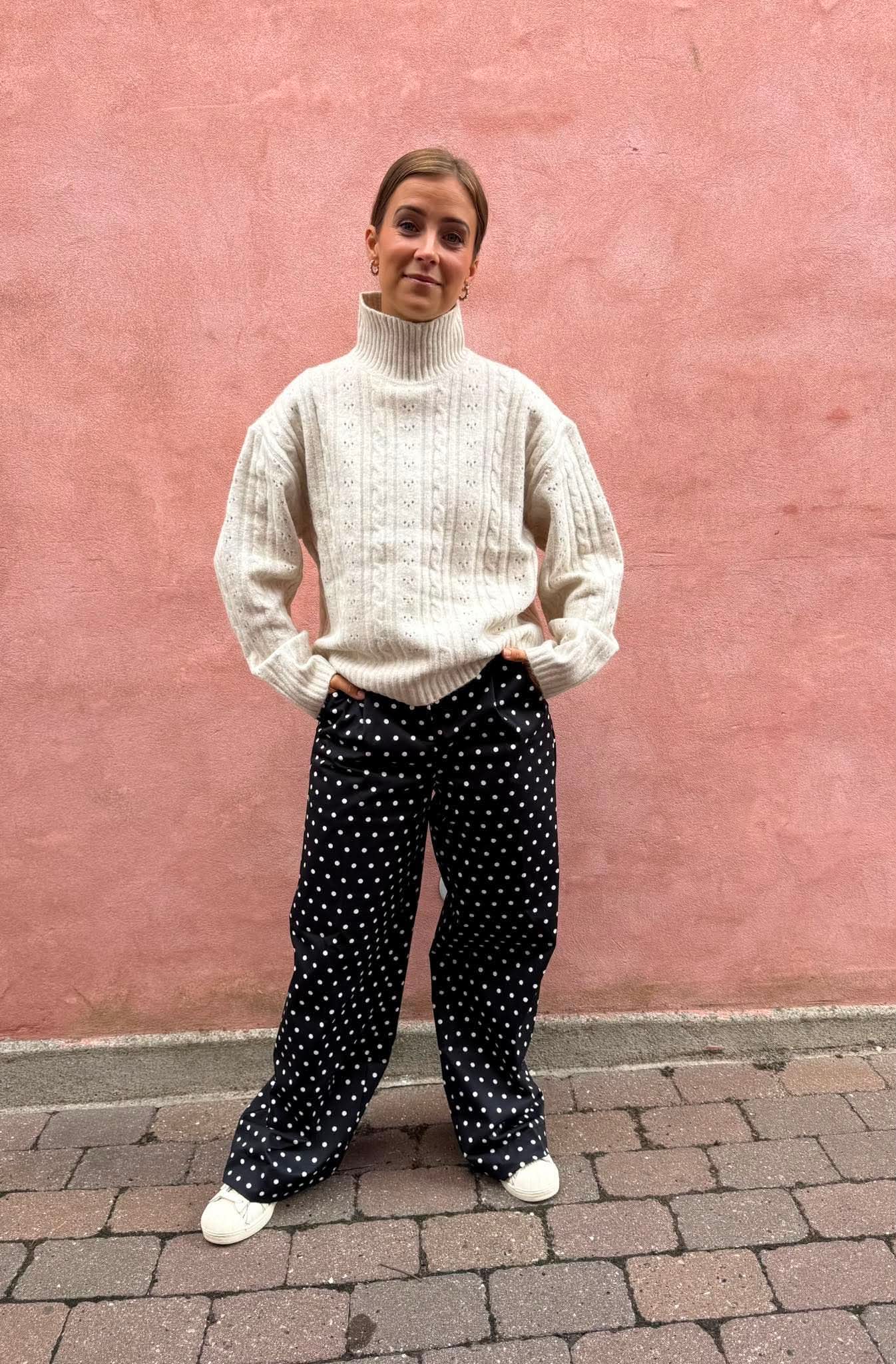 Malba Dot Pants - Black