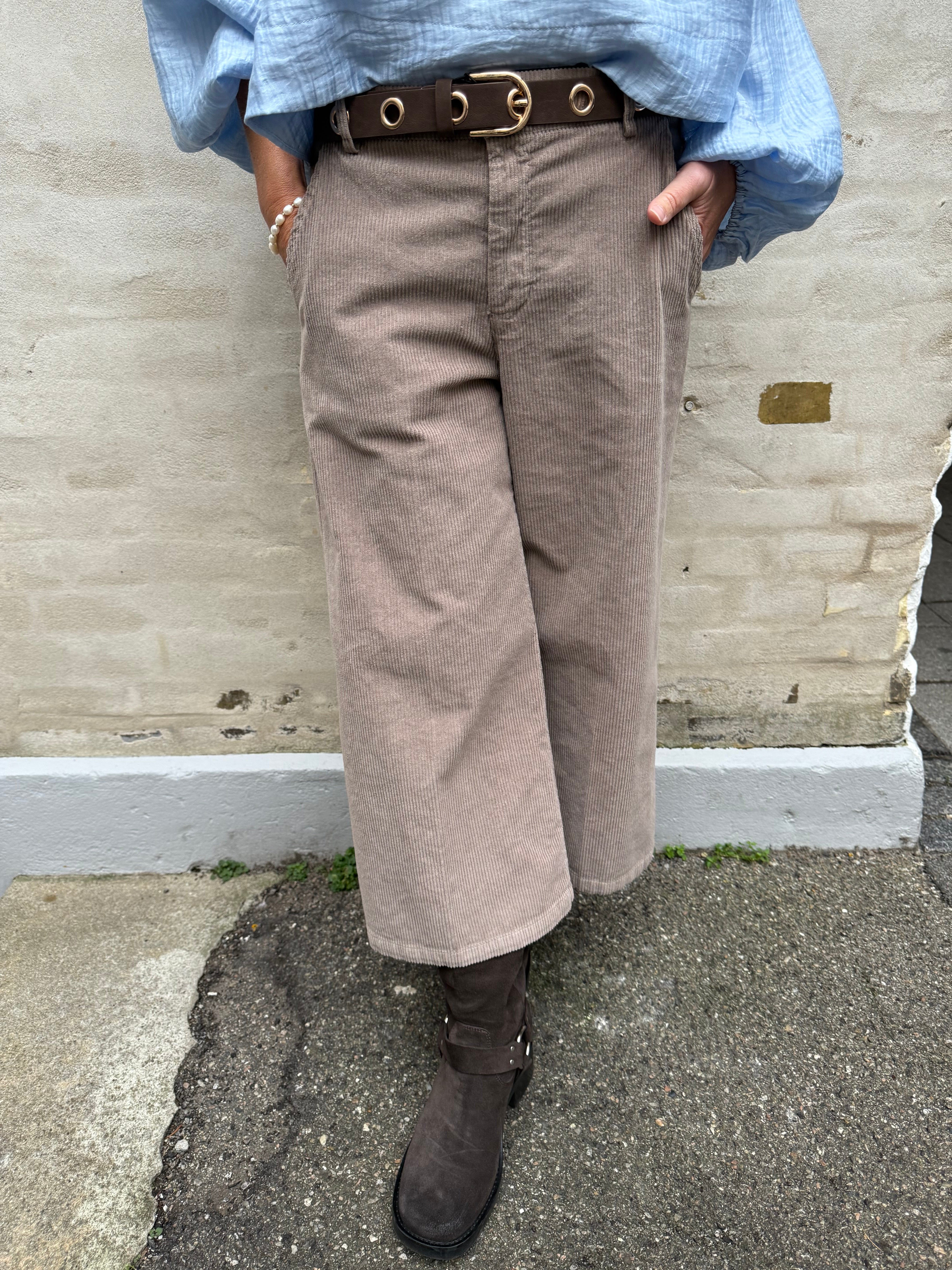 Cora Culotte Pant - Lt. Nougat
