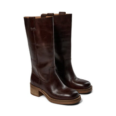 Anneli vintage boots - Brown