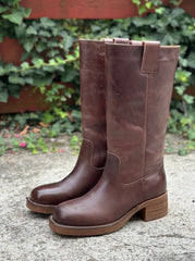 Anneli vintage boots - Brown