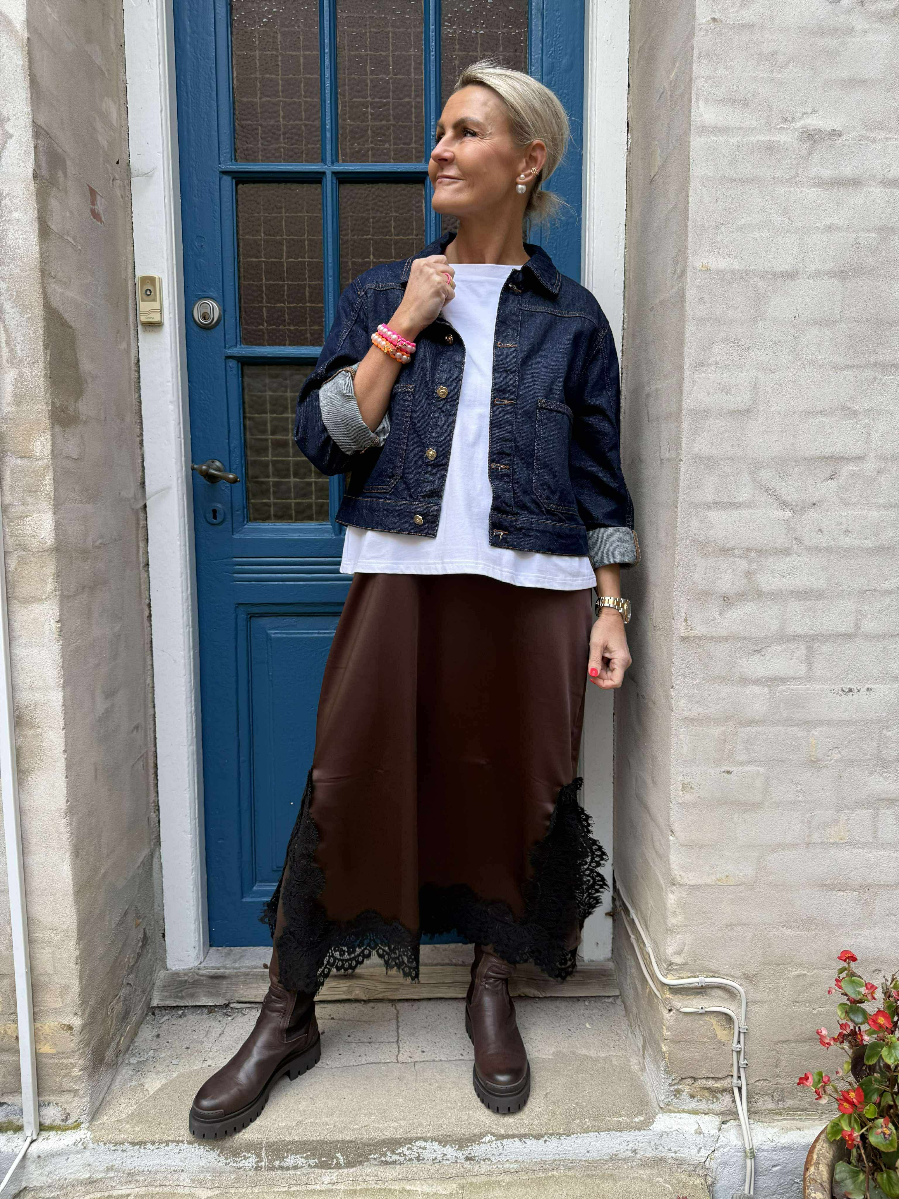 MALIN DENIM JACKET - Dark Blue Denim RAW UNWASHED