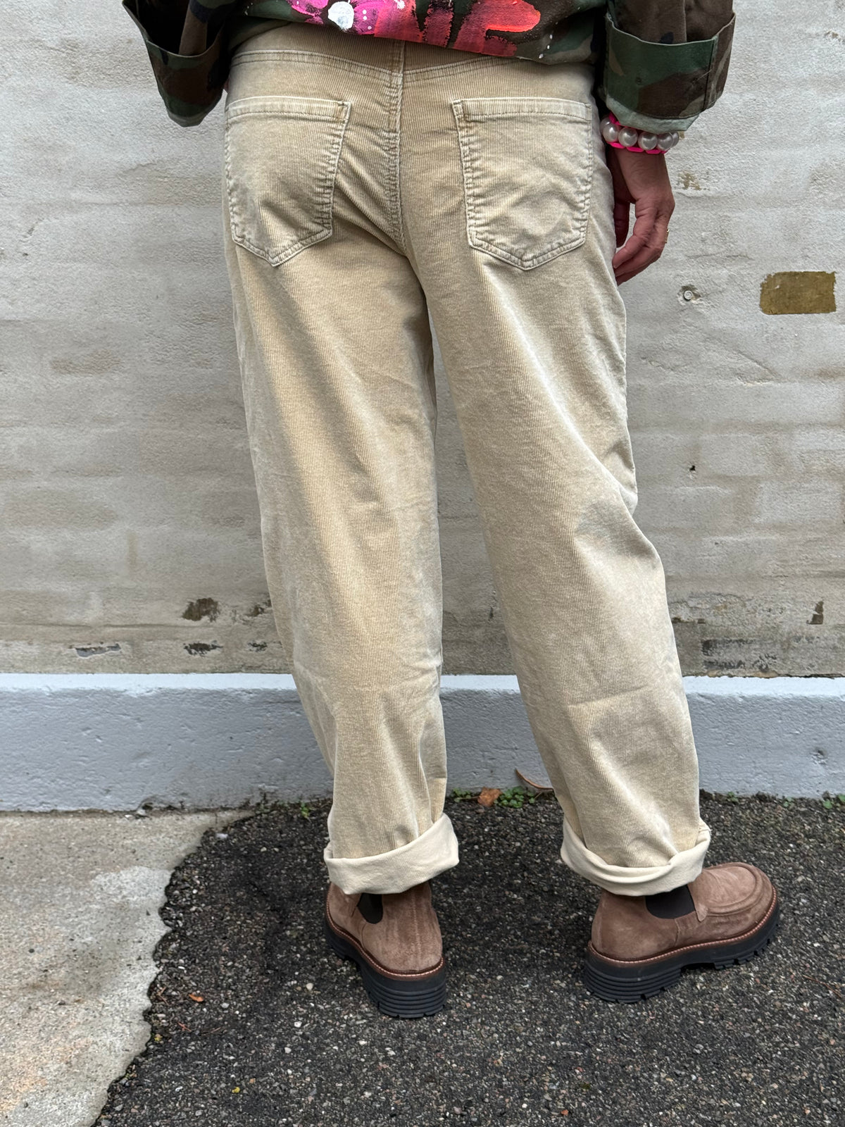 Moffe Corduroy Pants - Beige