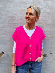 Mynte vest neon pink