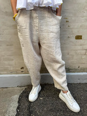 Vera Linen Pants - Off-White