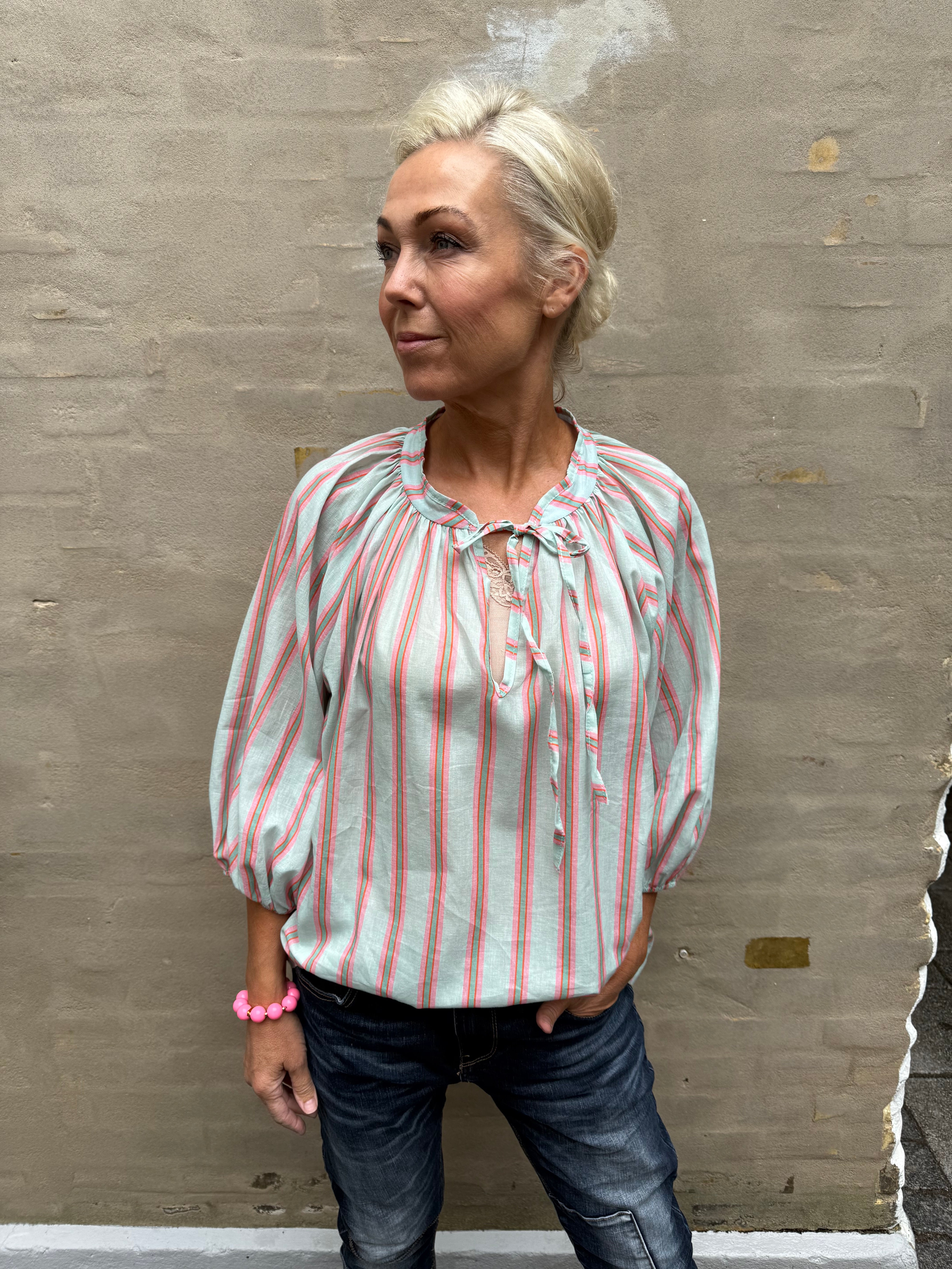 Sonja Shirt - Blue Stripe