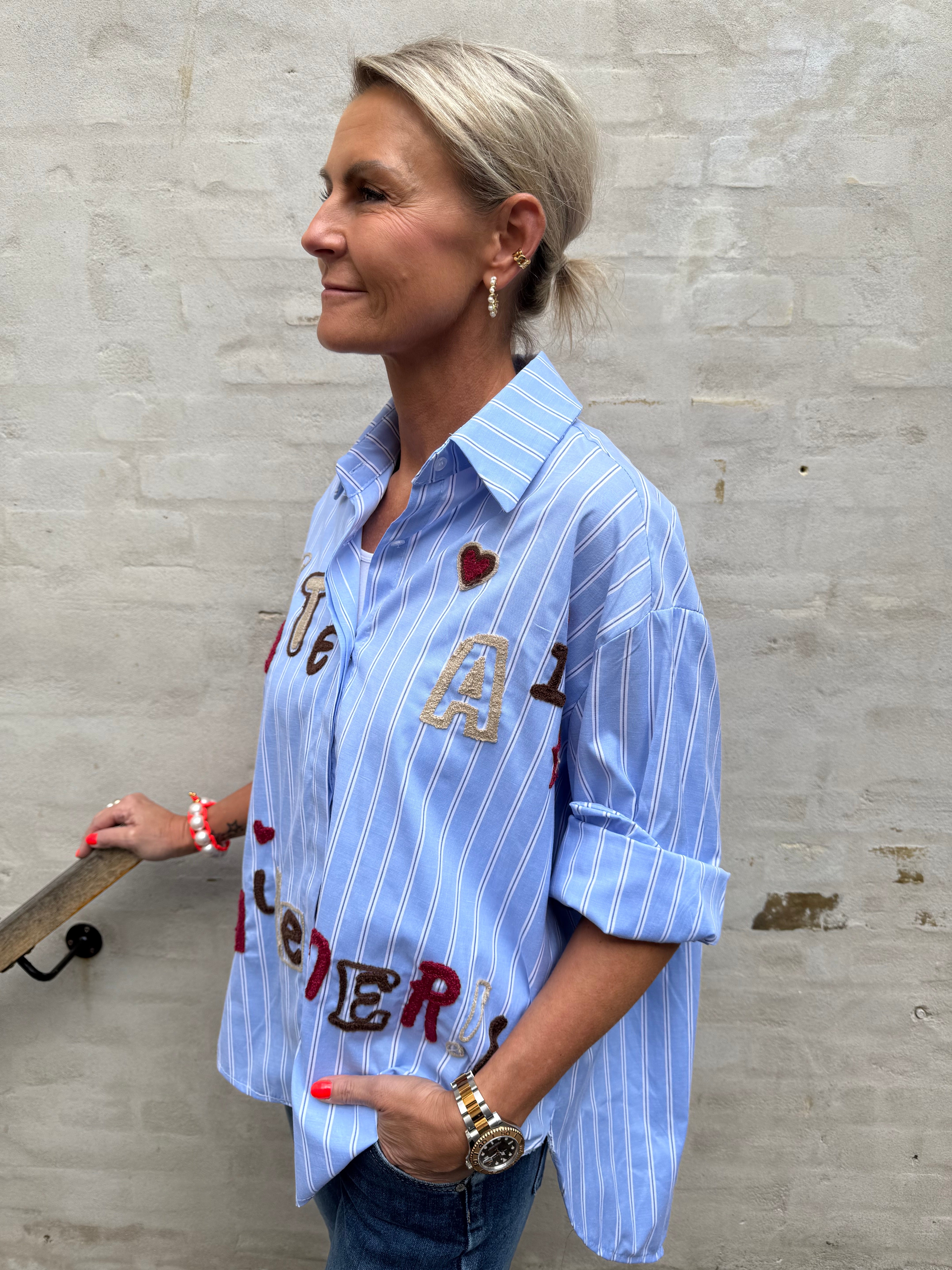 Faire Mer Skjorte - Blue Stripe