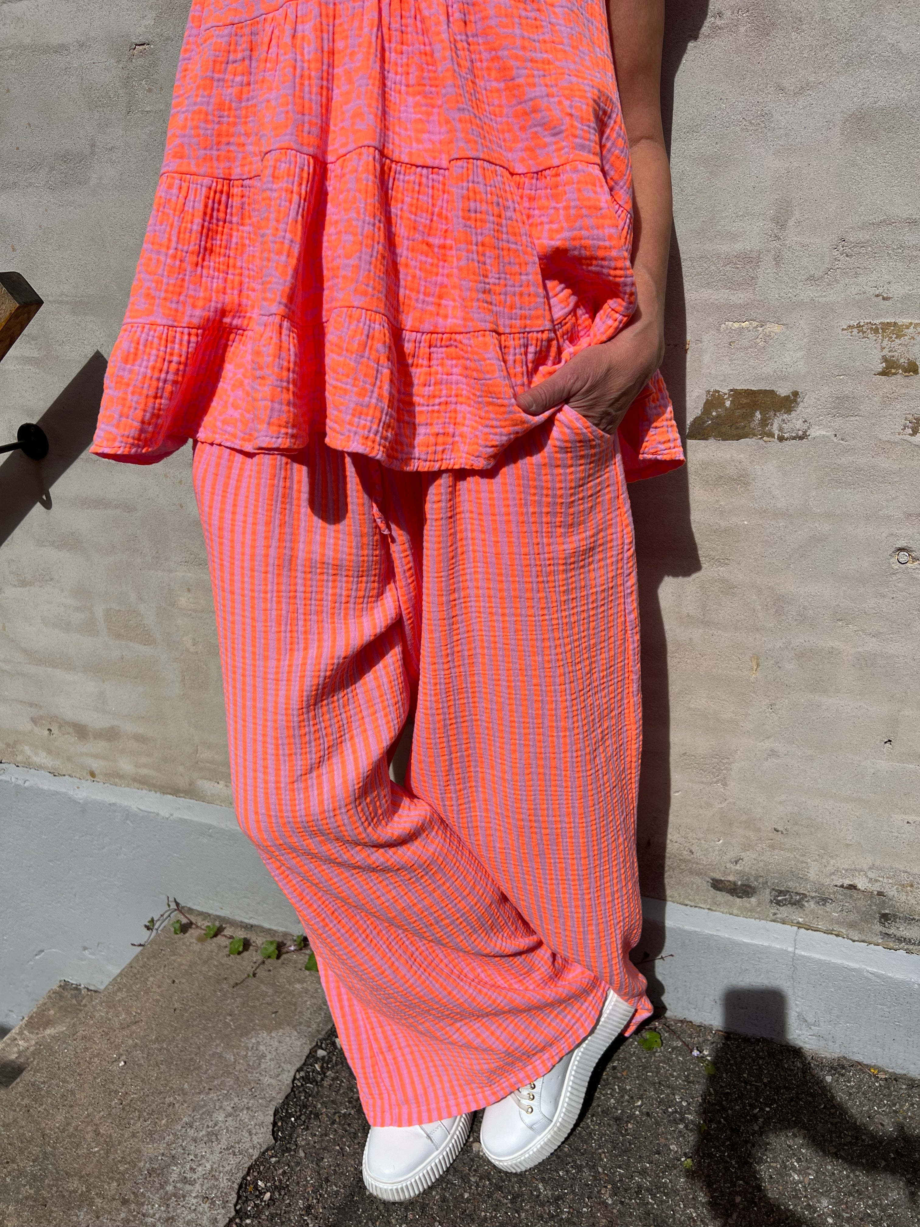 Diddy pant strib orange