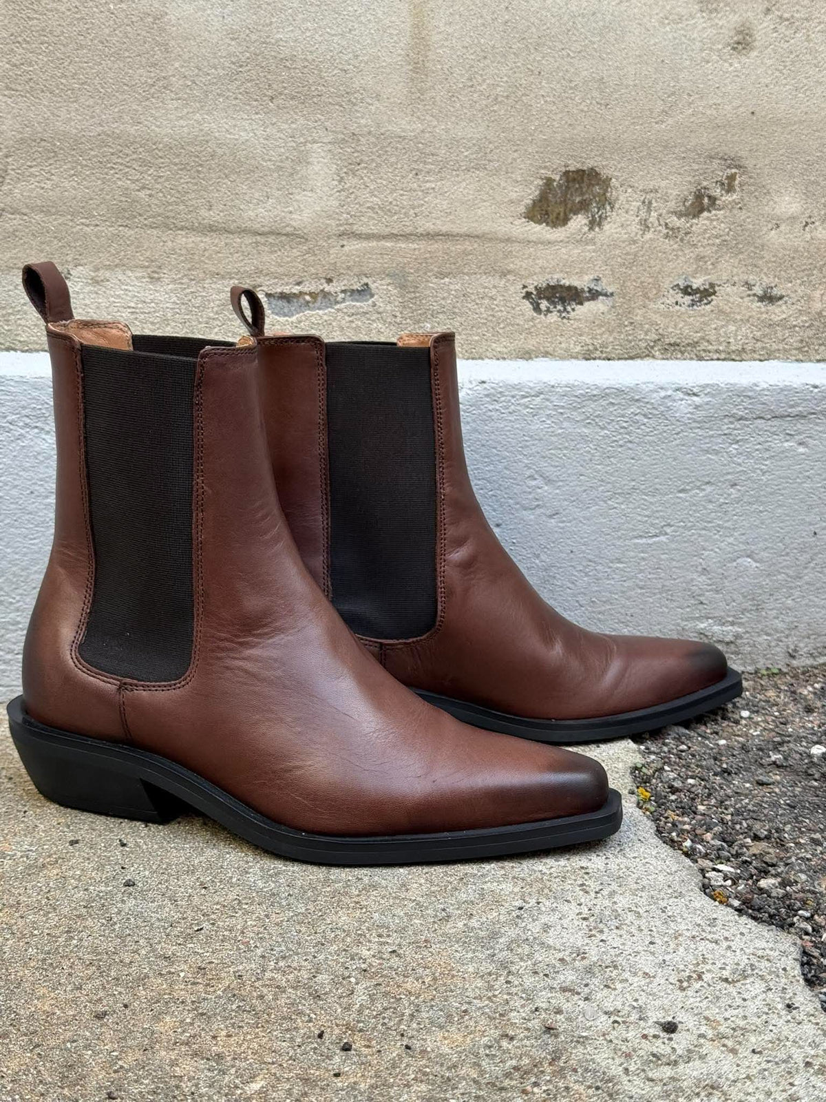 Paalmira Boots - Brown Leather