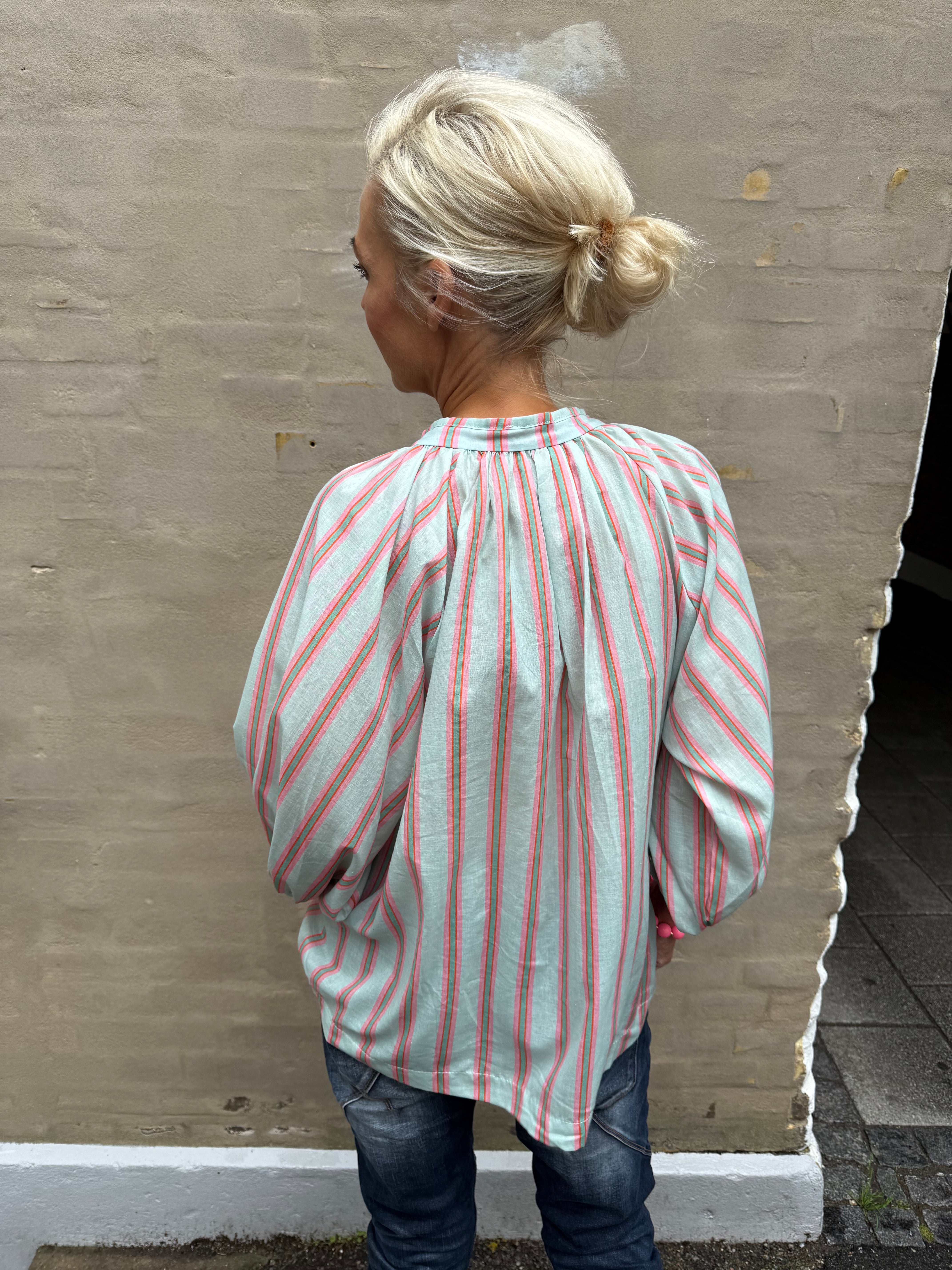 Sonja Shirt - Blue Stripe