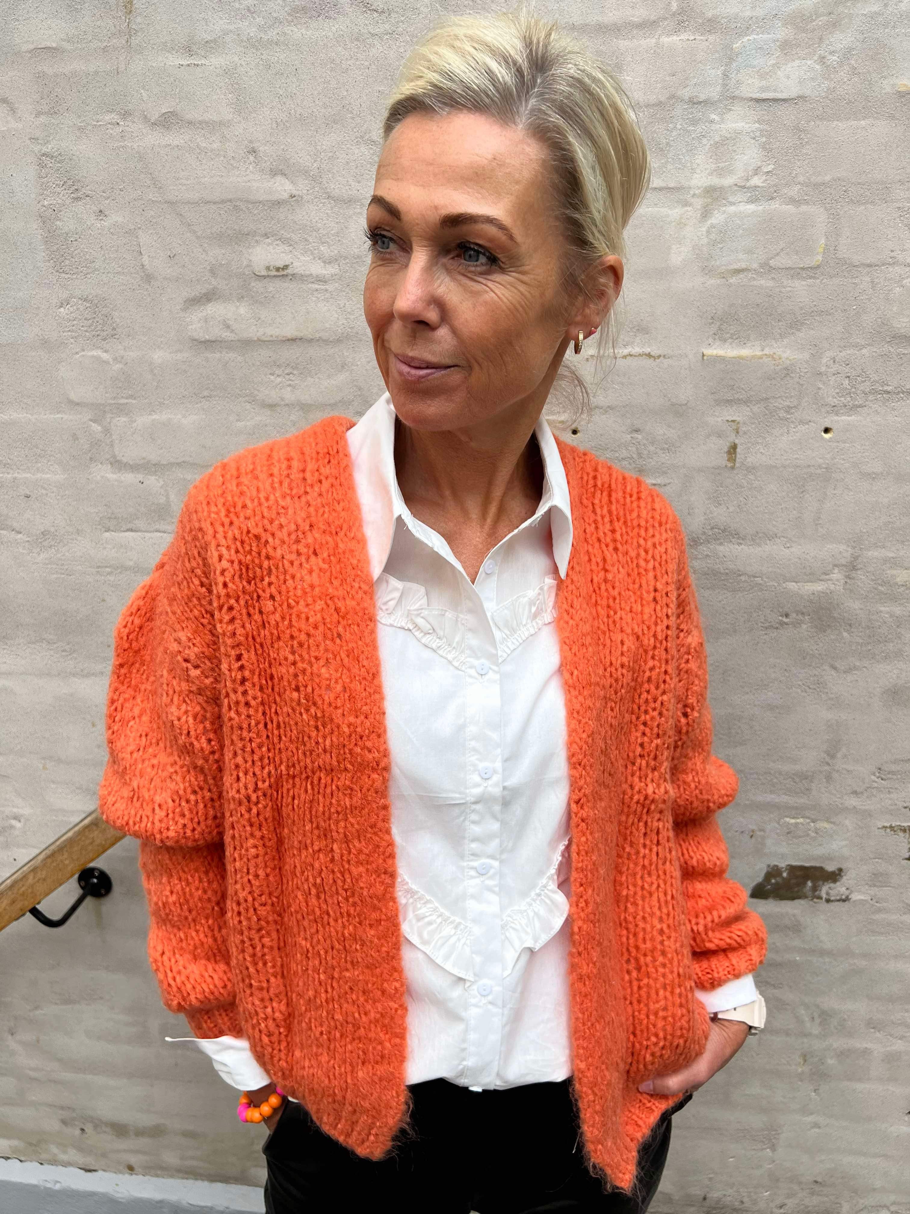 Charlot cardigan orange