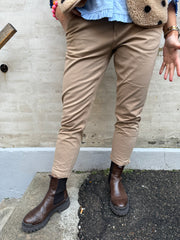 Brita cropped pants - Dune