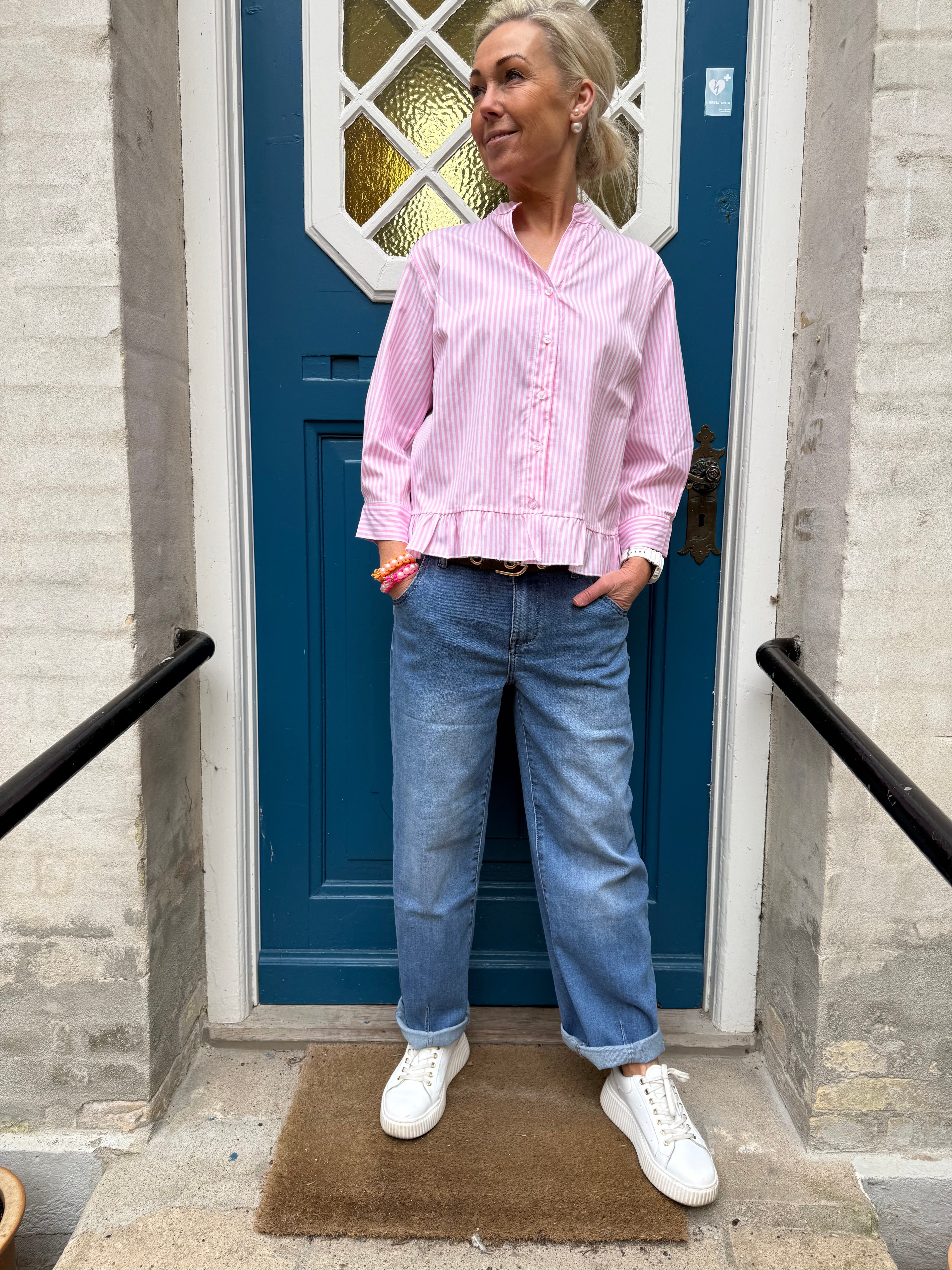 L´amour Shirt - Pink Stripe