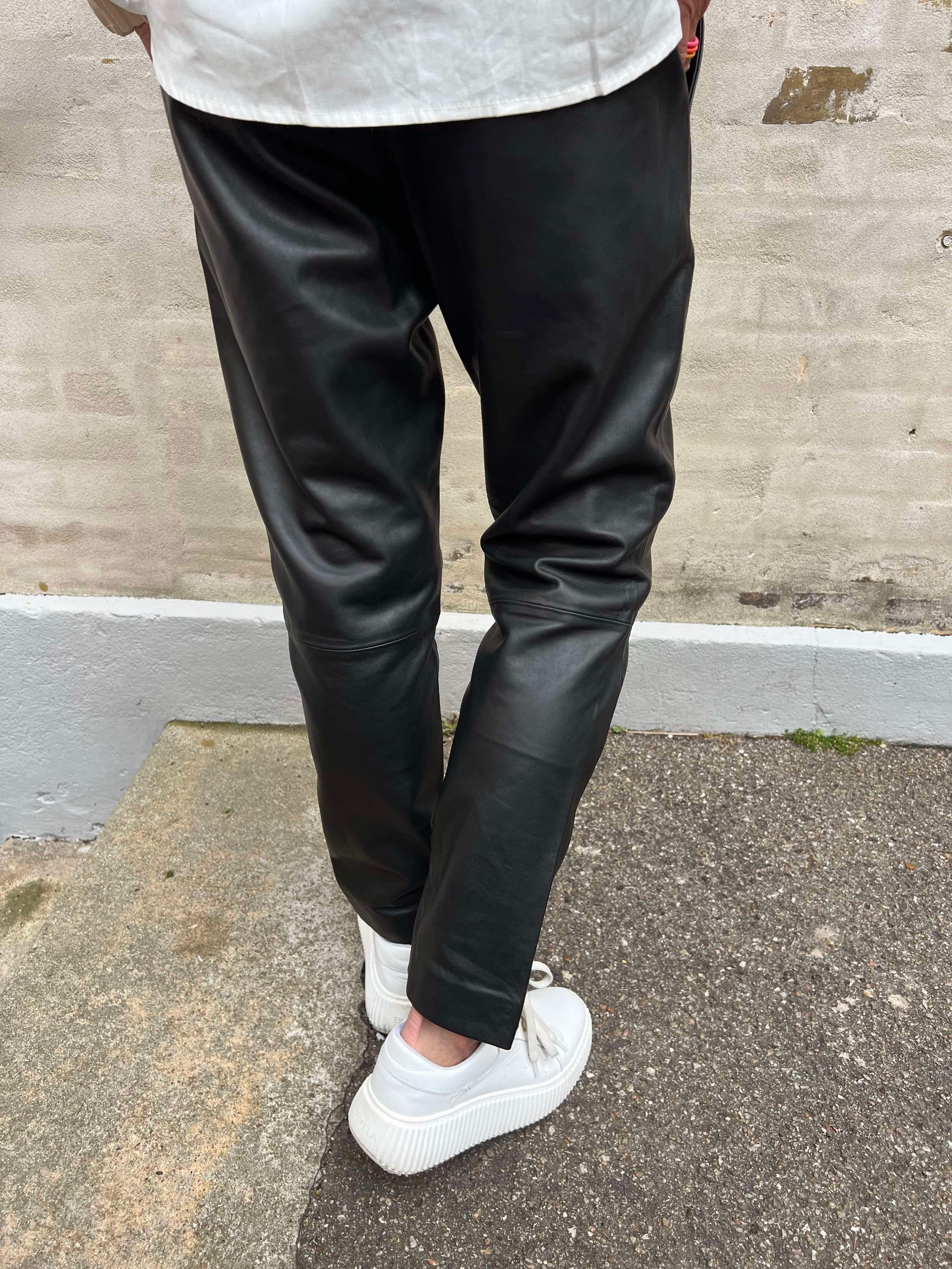 ShilohCC crop leather pant black