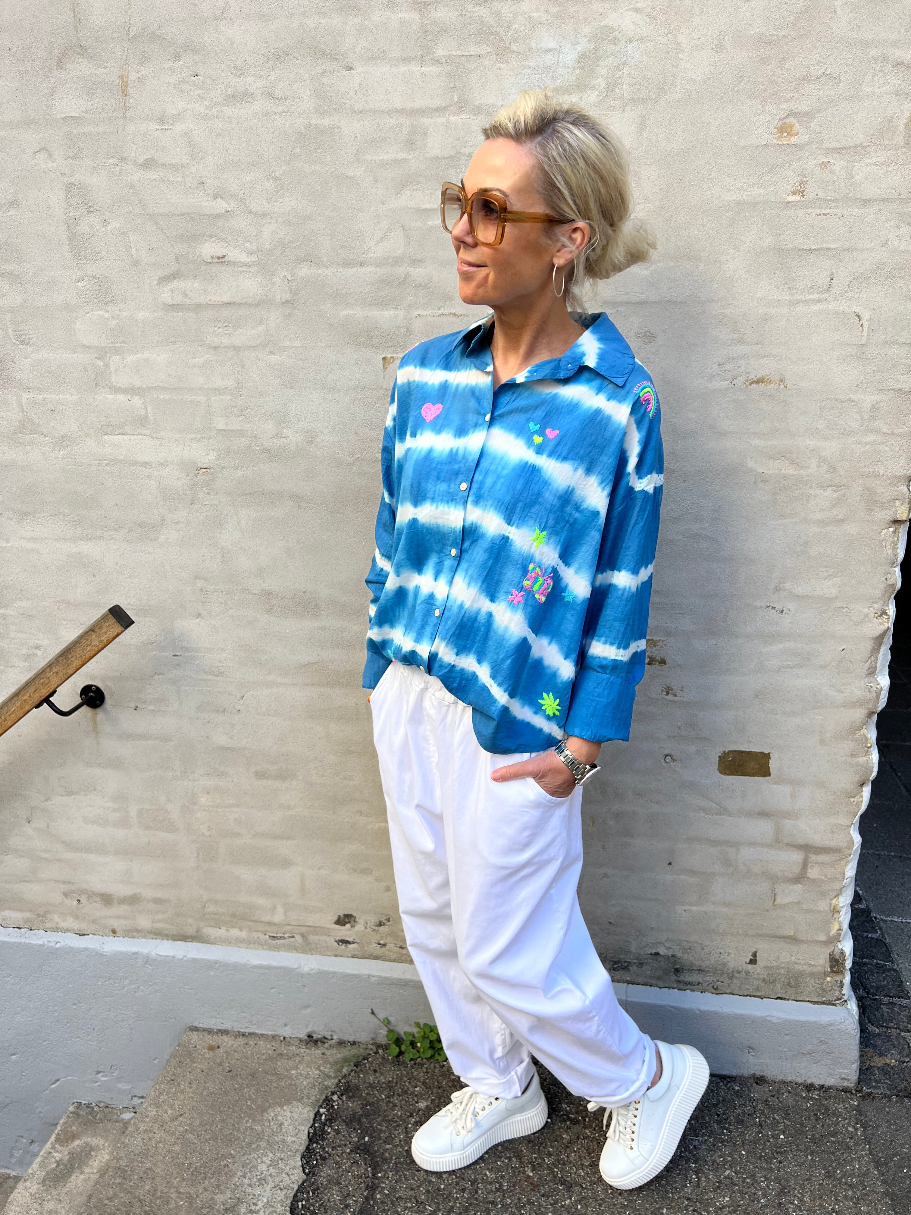 Oui Oui shirt blue