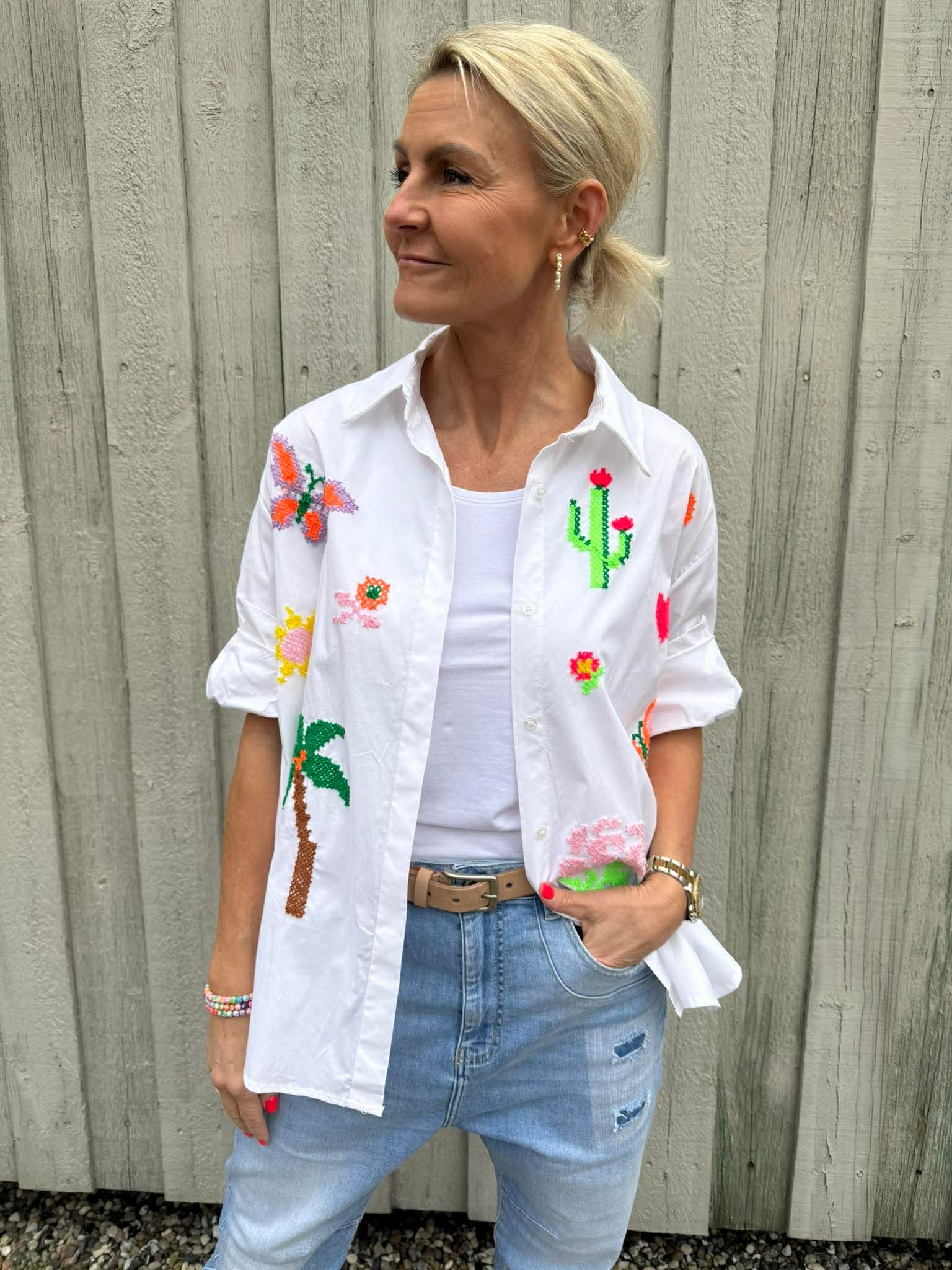 Palm Shirt - White Palm Light