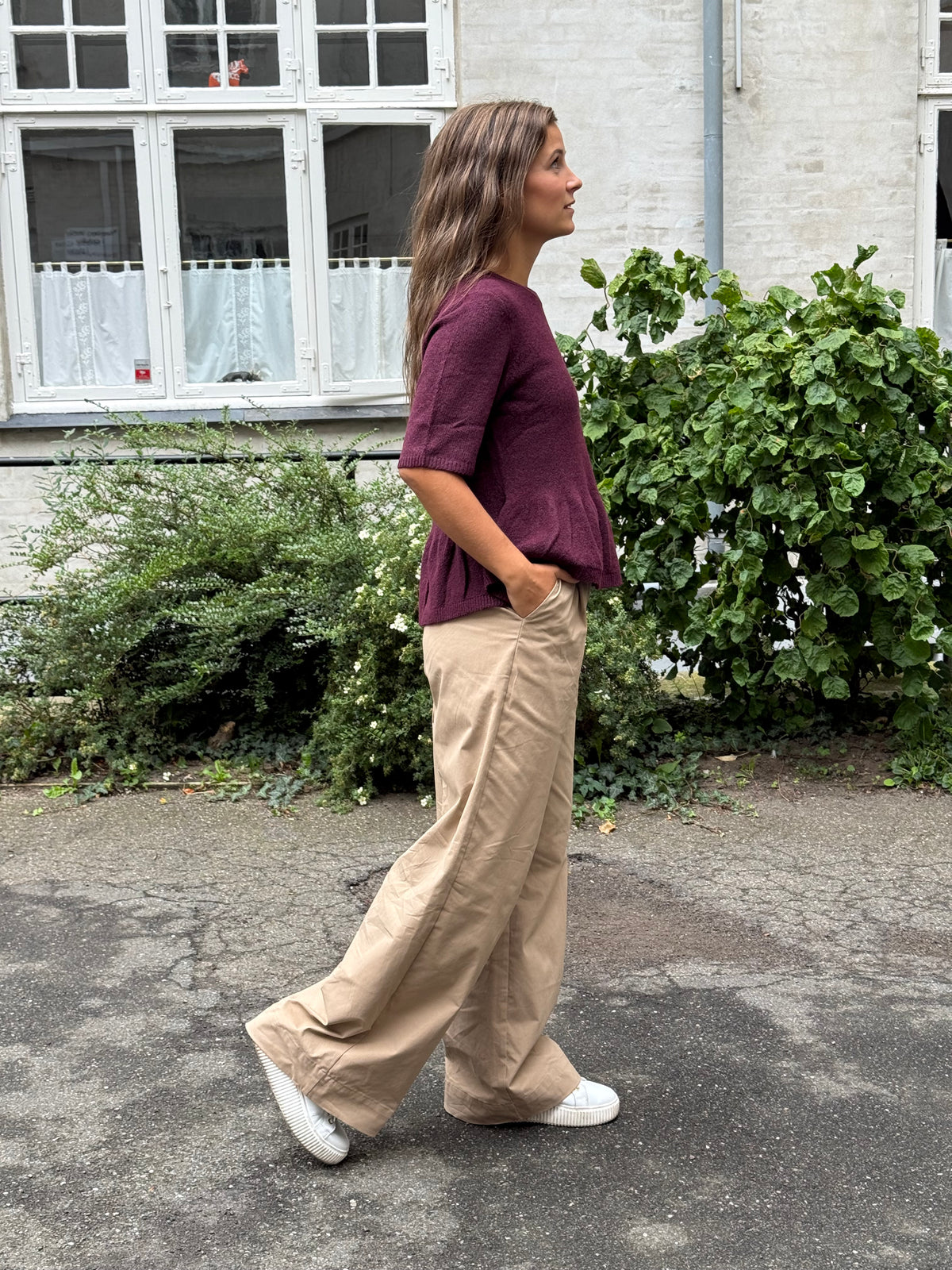 Malba Solid Pants - Camel