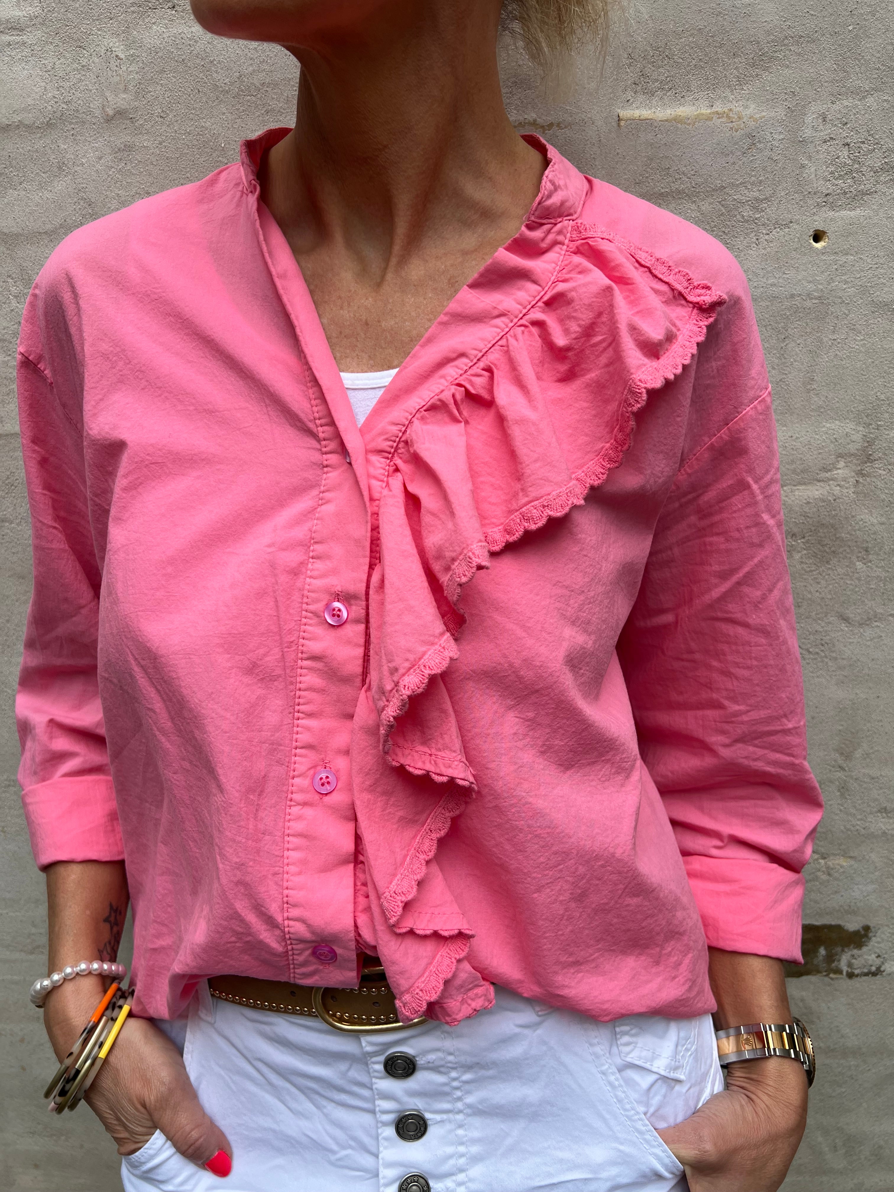 Carmen shirt coral
