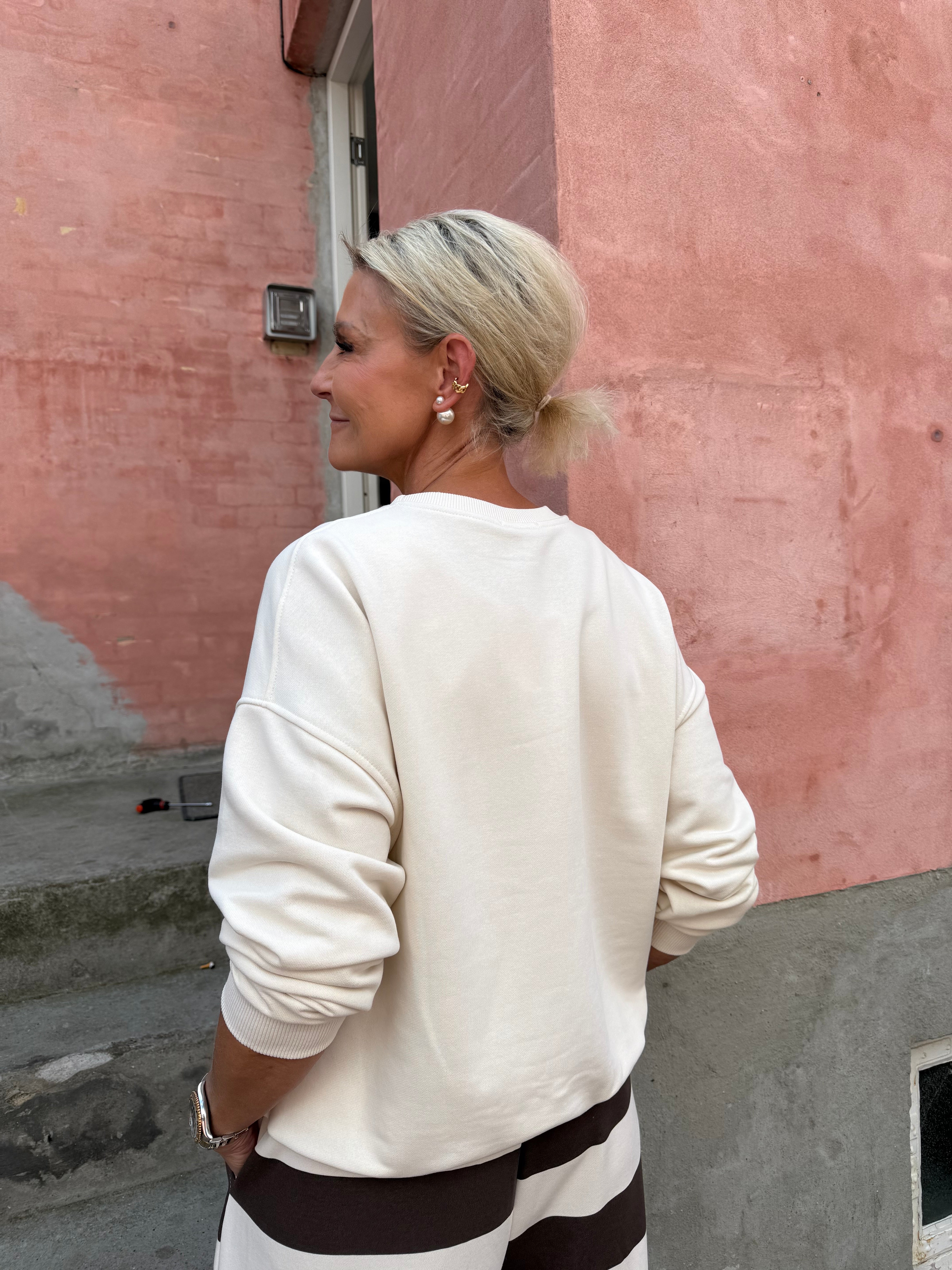 Club Amour Sweat - Beige/Moro