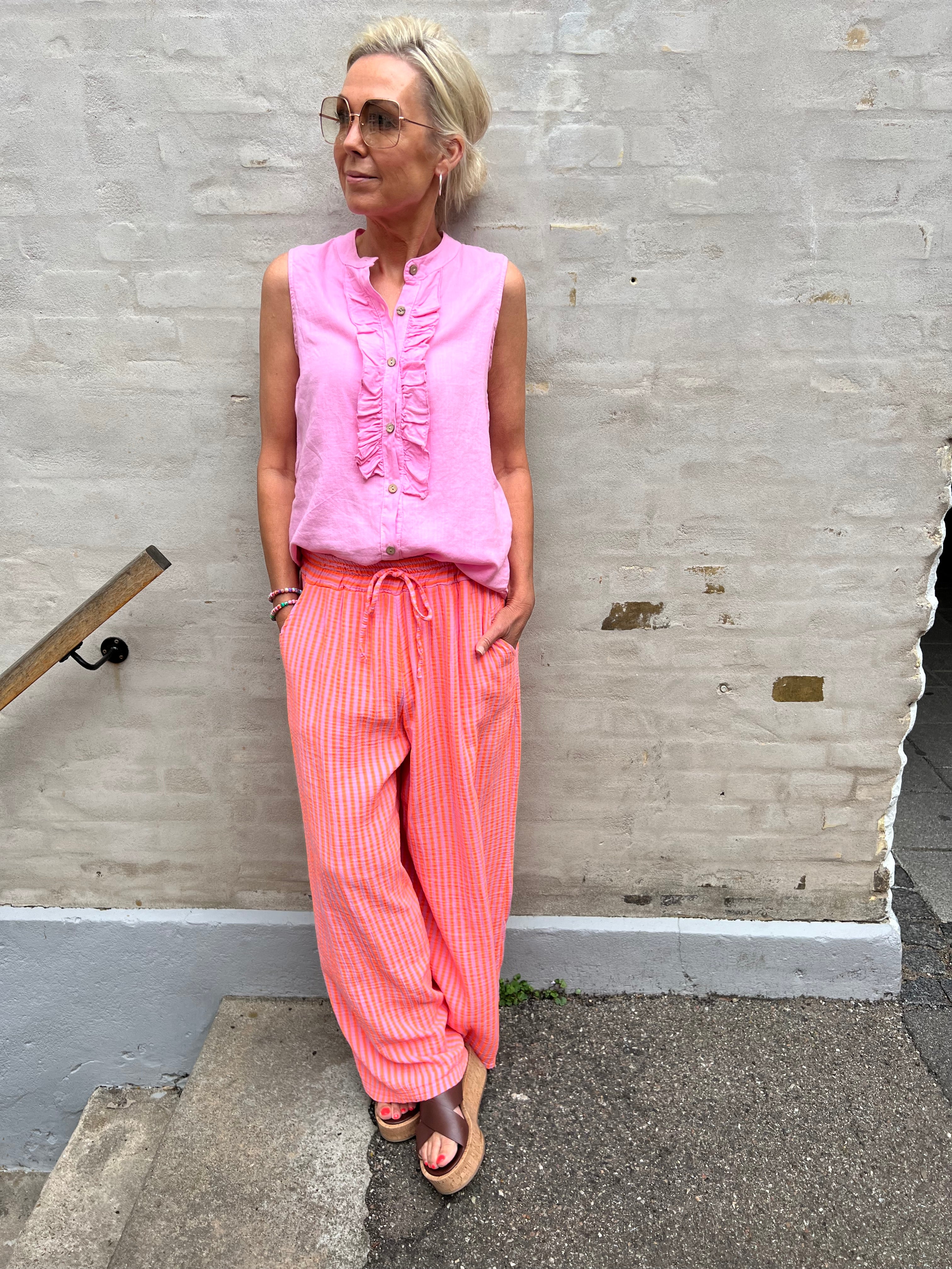 Diddy pant strib orange