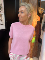 Blanca knit baby pink