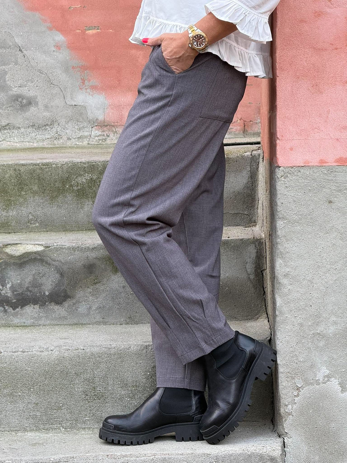 FQSwift Pants - Dark Grey Melange