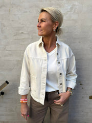 NOMA L/S SHACKET - Ecru