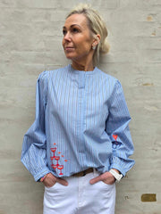 The Champagne Shirt - Blue Stripe