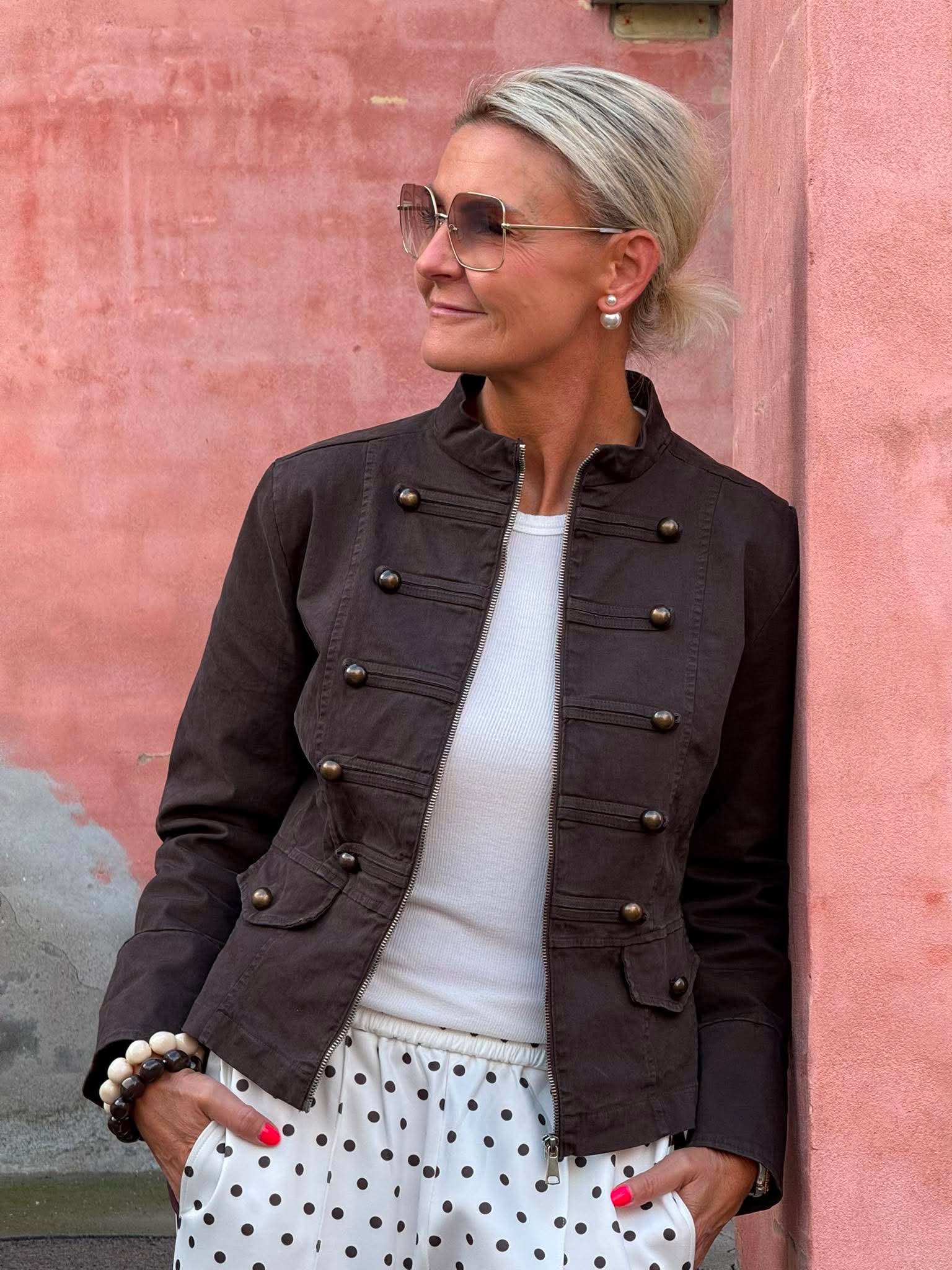 PREORDER-Baldoni Jacket - Dark Brown