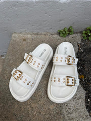Holy Moly Sandals - White