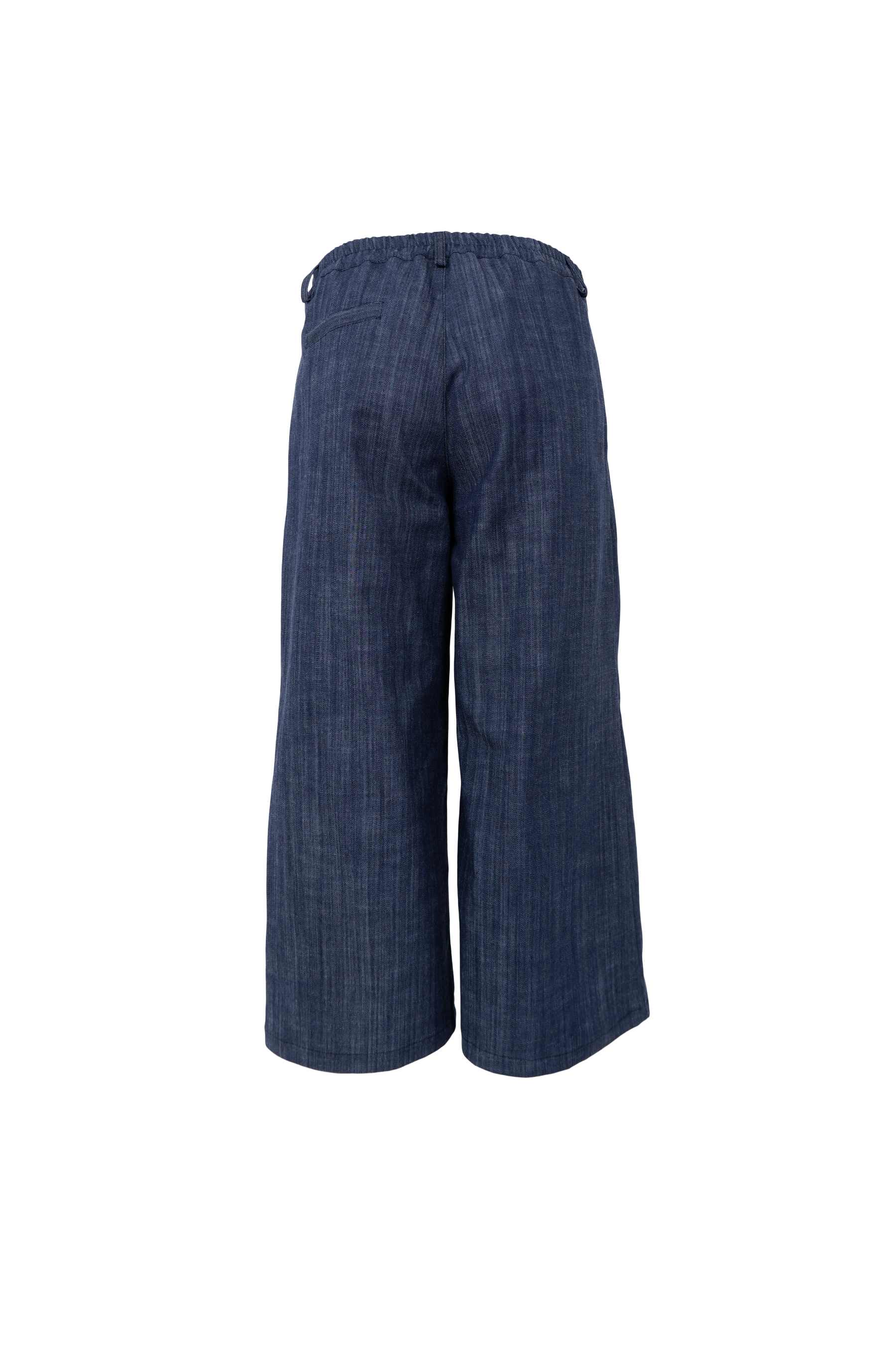 PREORDER-BOX culotte pant - Navy Denim