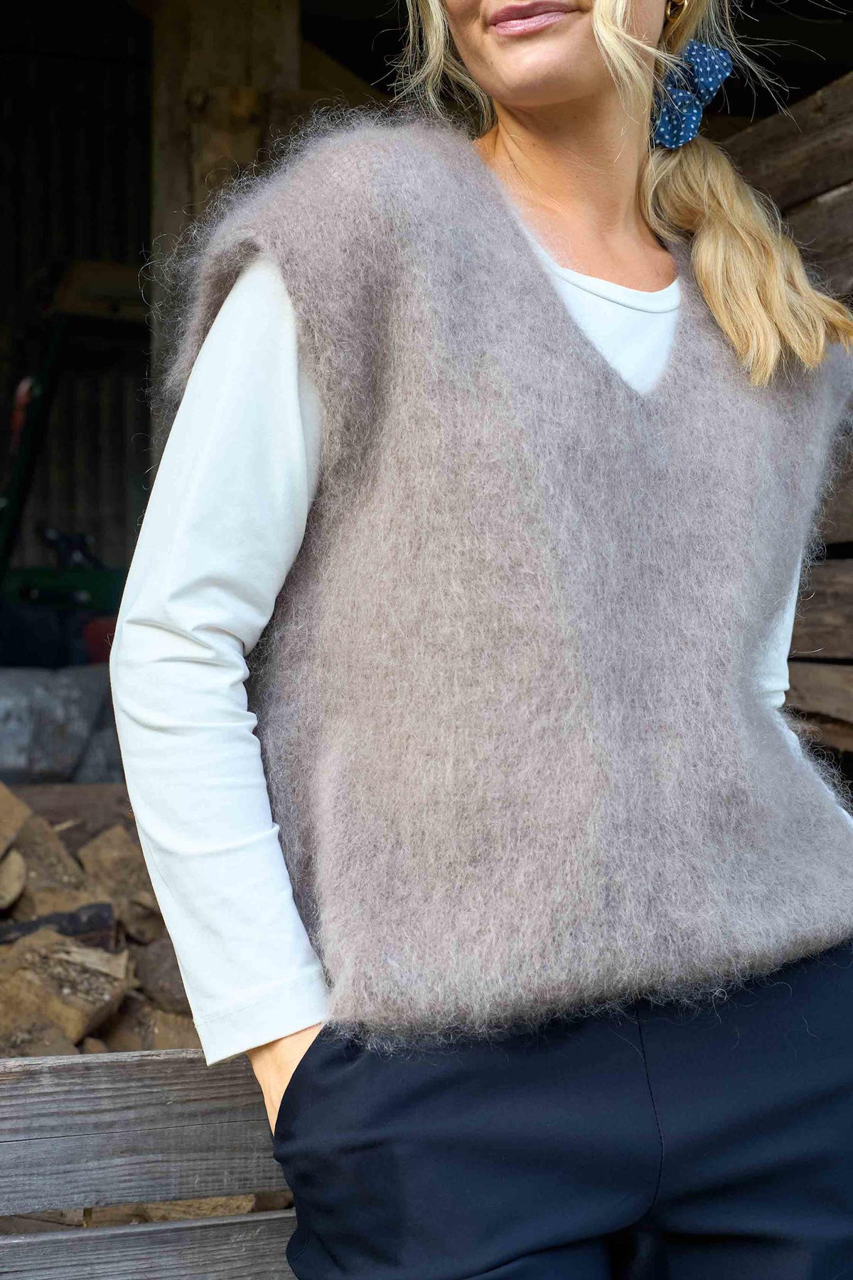 BJOERK Pullover Vest - Taupe