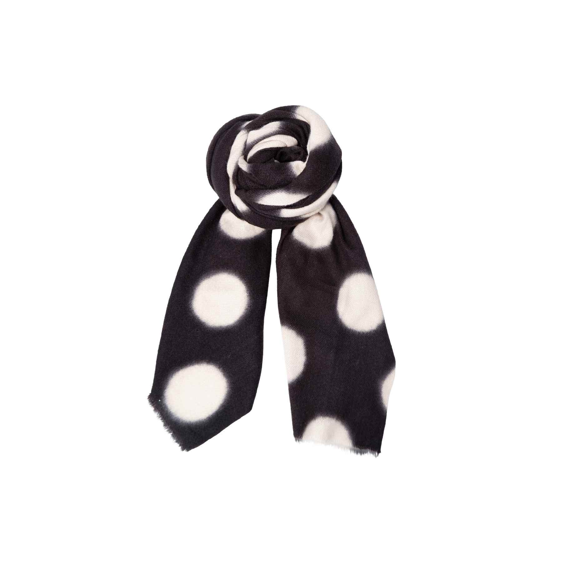BLIX dotted winter scarf - Black Dot