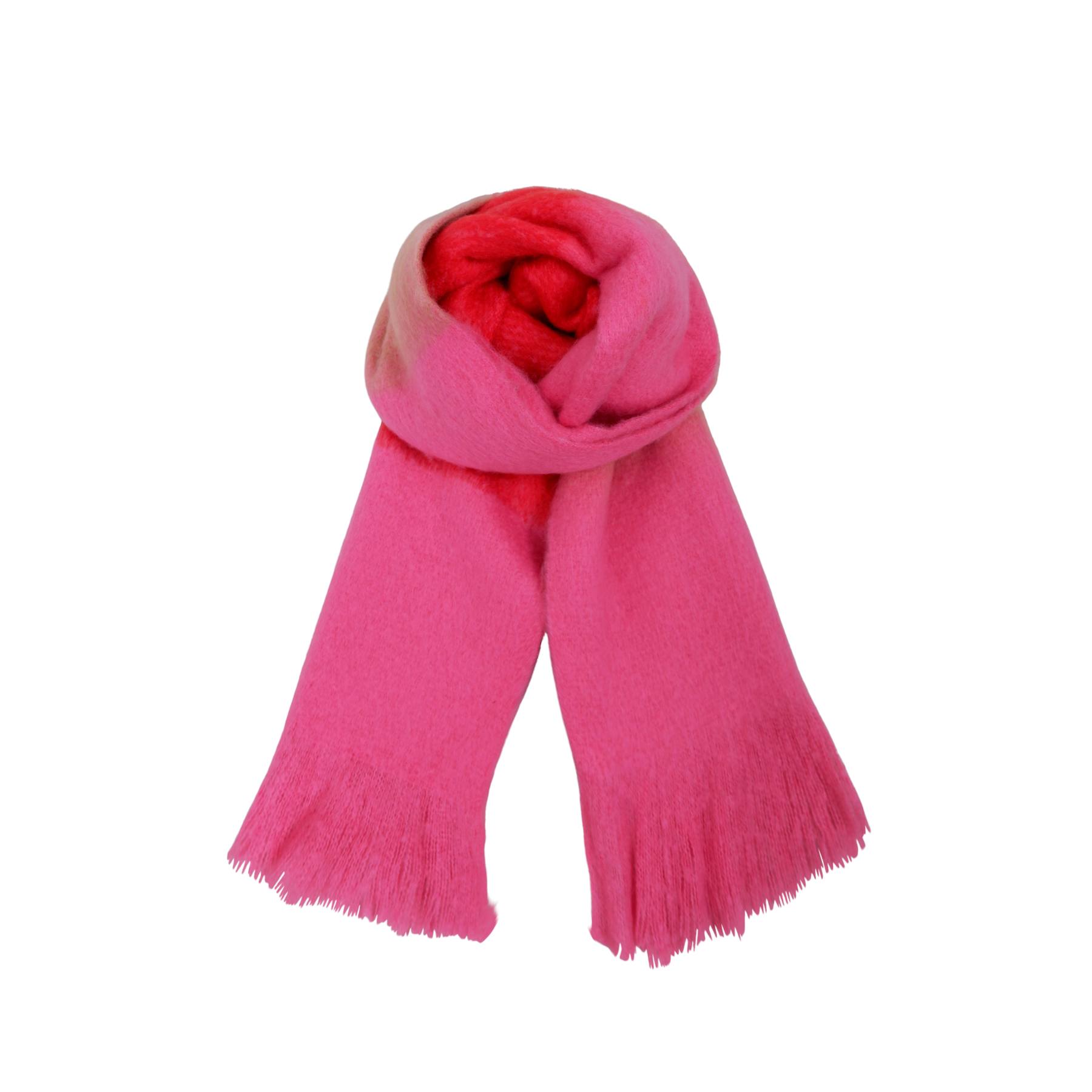 CHILL soft winter scarf - Red Pink
