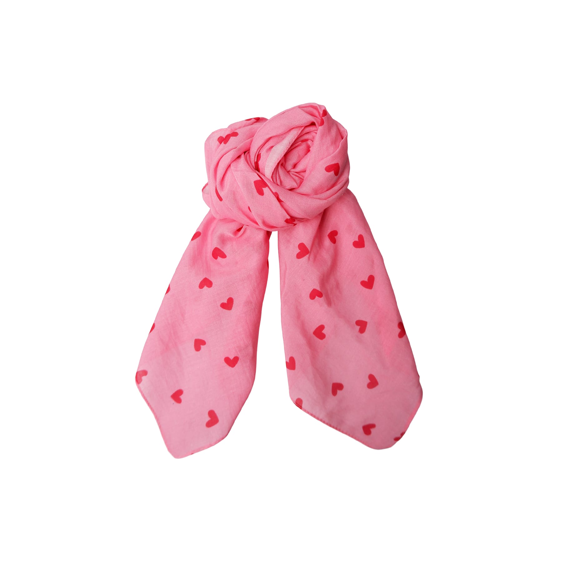 CLAUDINE mini scarf - Pink Red