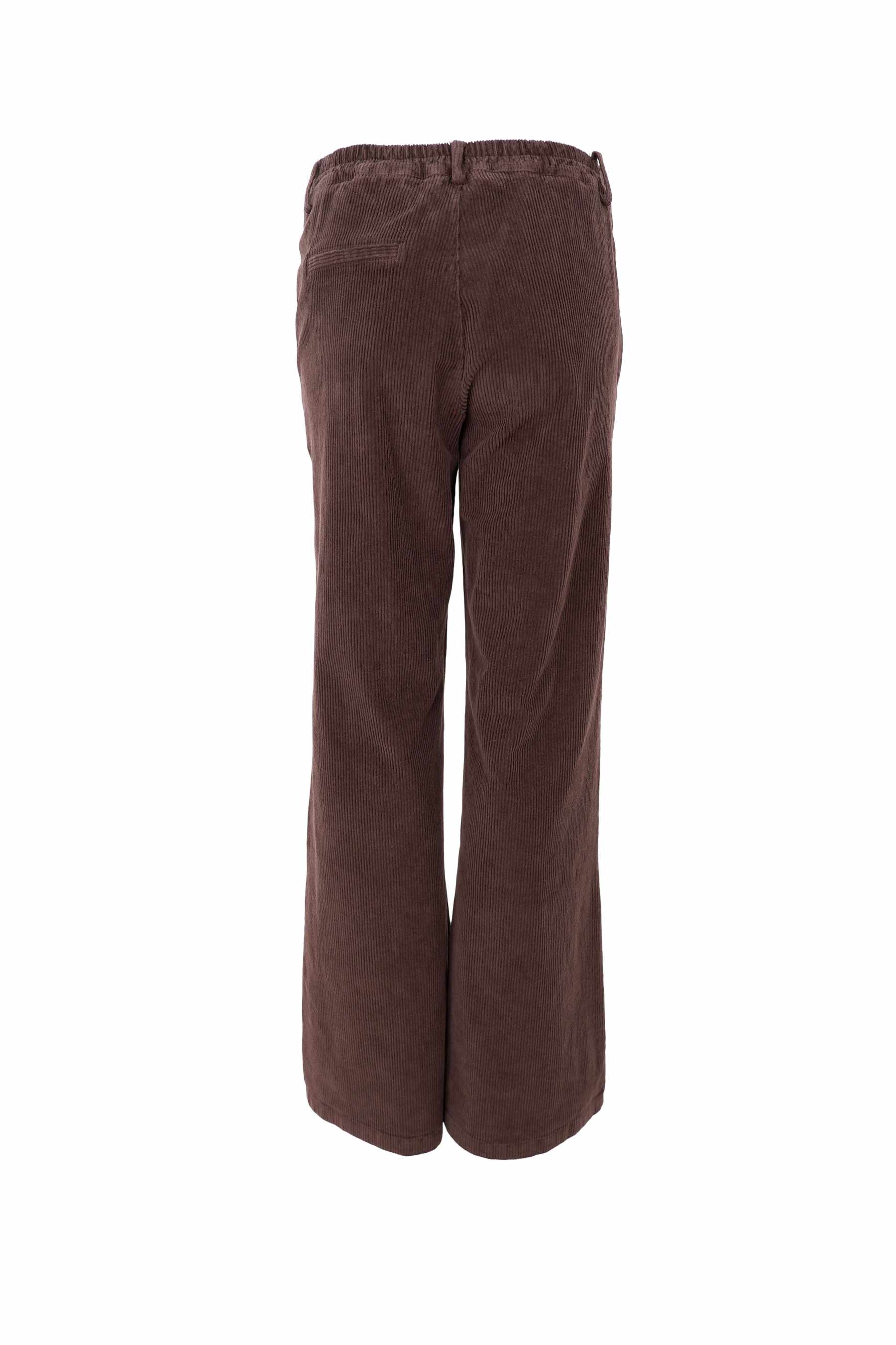 CORA corduroy box pant - Coffee