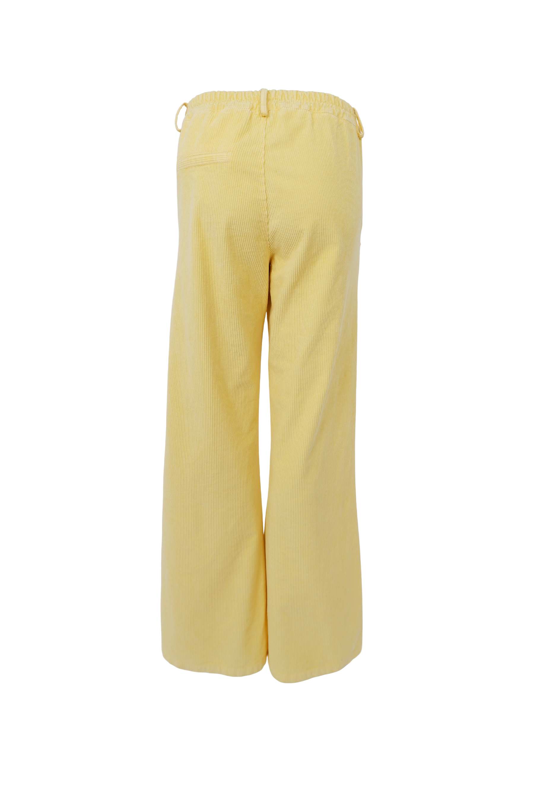 PREORDER-CORA corduroy box pant - Lt. Yellow