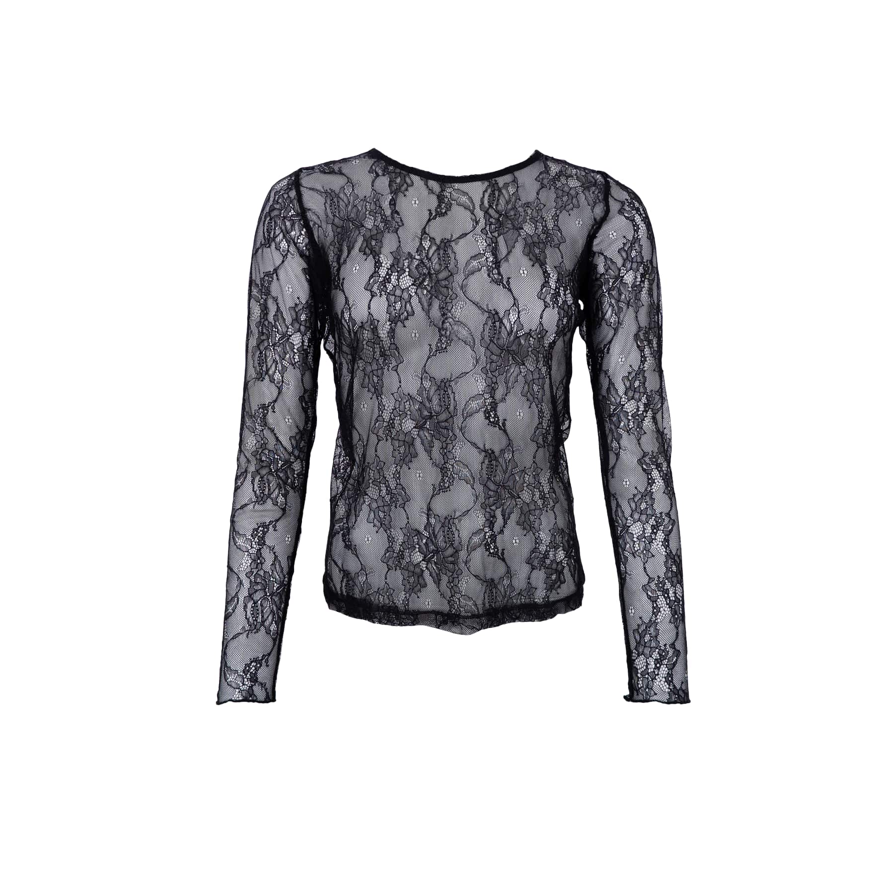 LARA lace blouse - Black