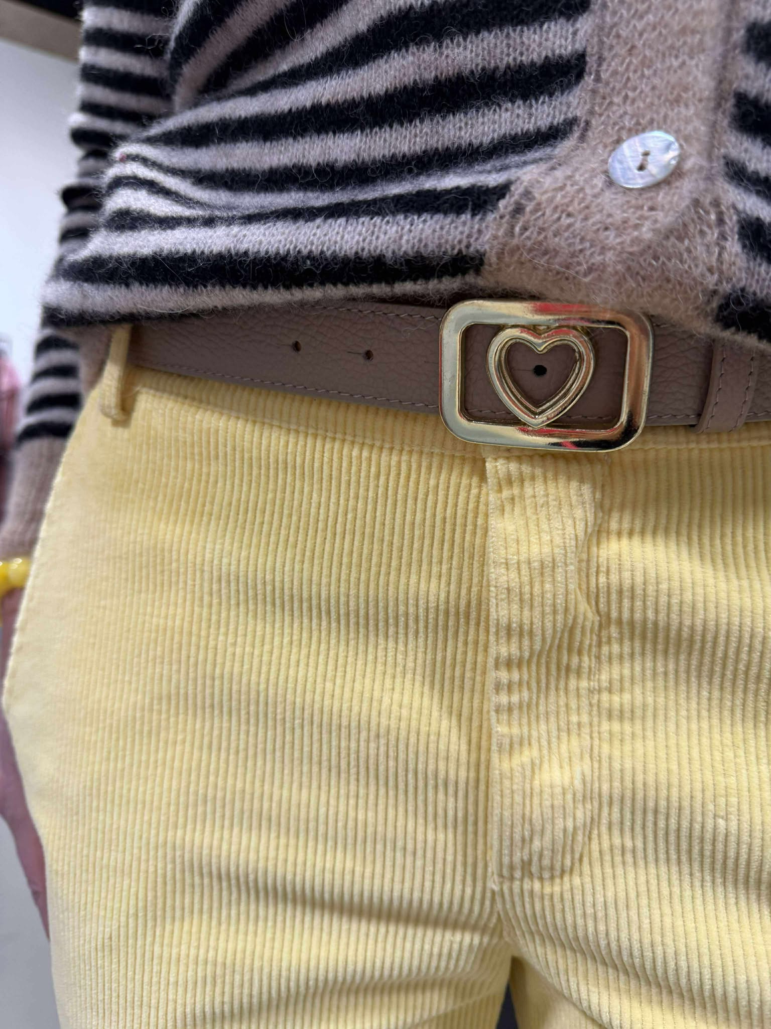 LOVE belt - Taupe