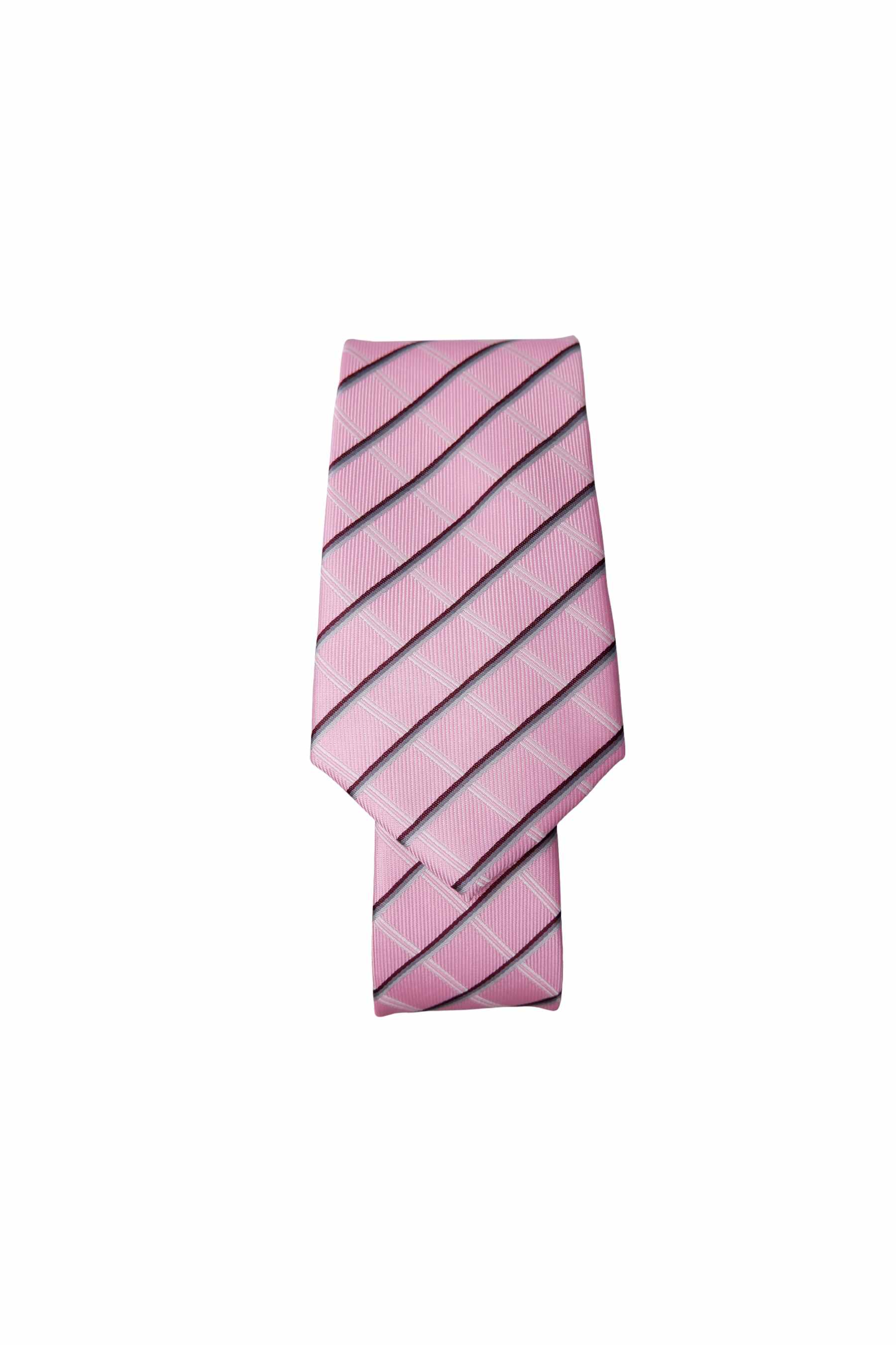 LULU tie - Pink Stripe