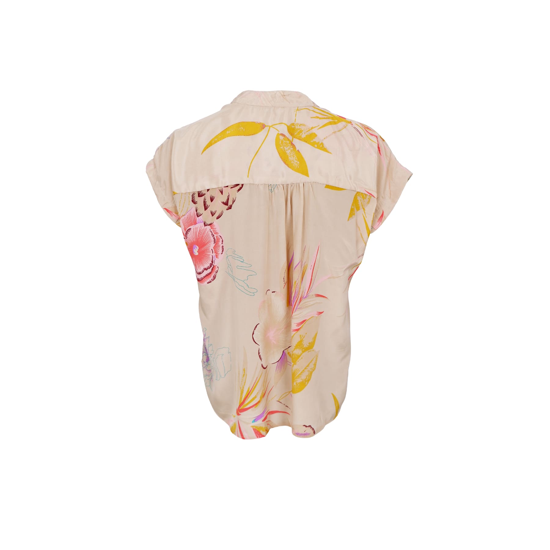 LUNA Andrea s/s blouse - Poppy Rose