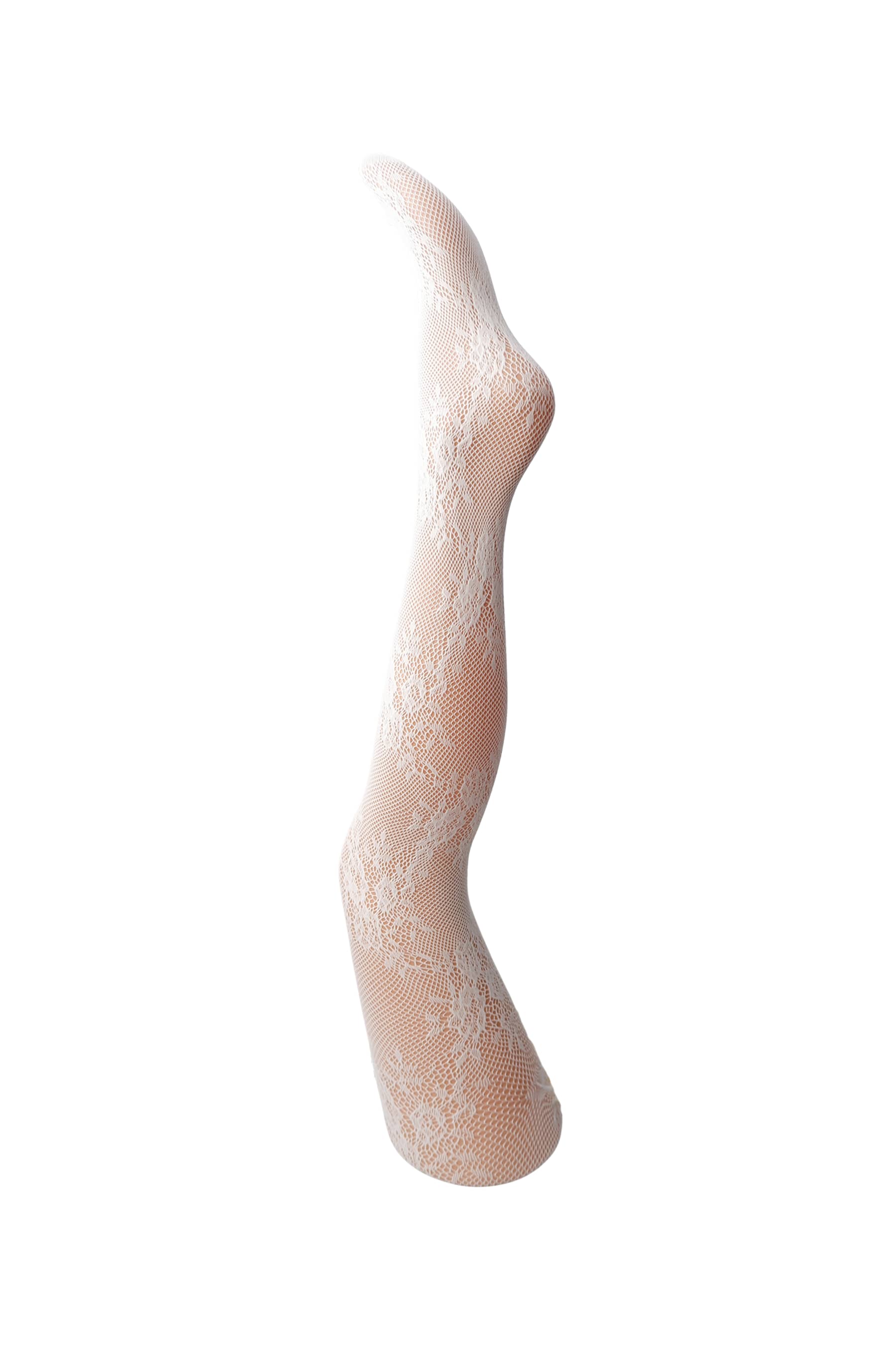 SAFIRA Lace Tights - Off White