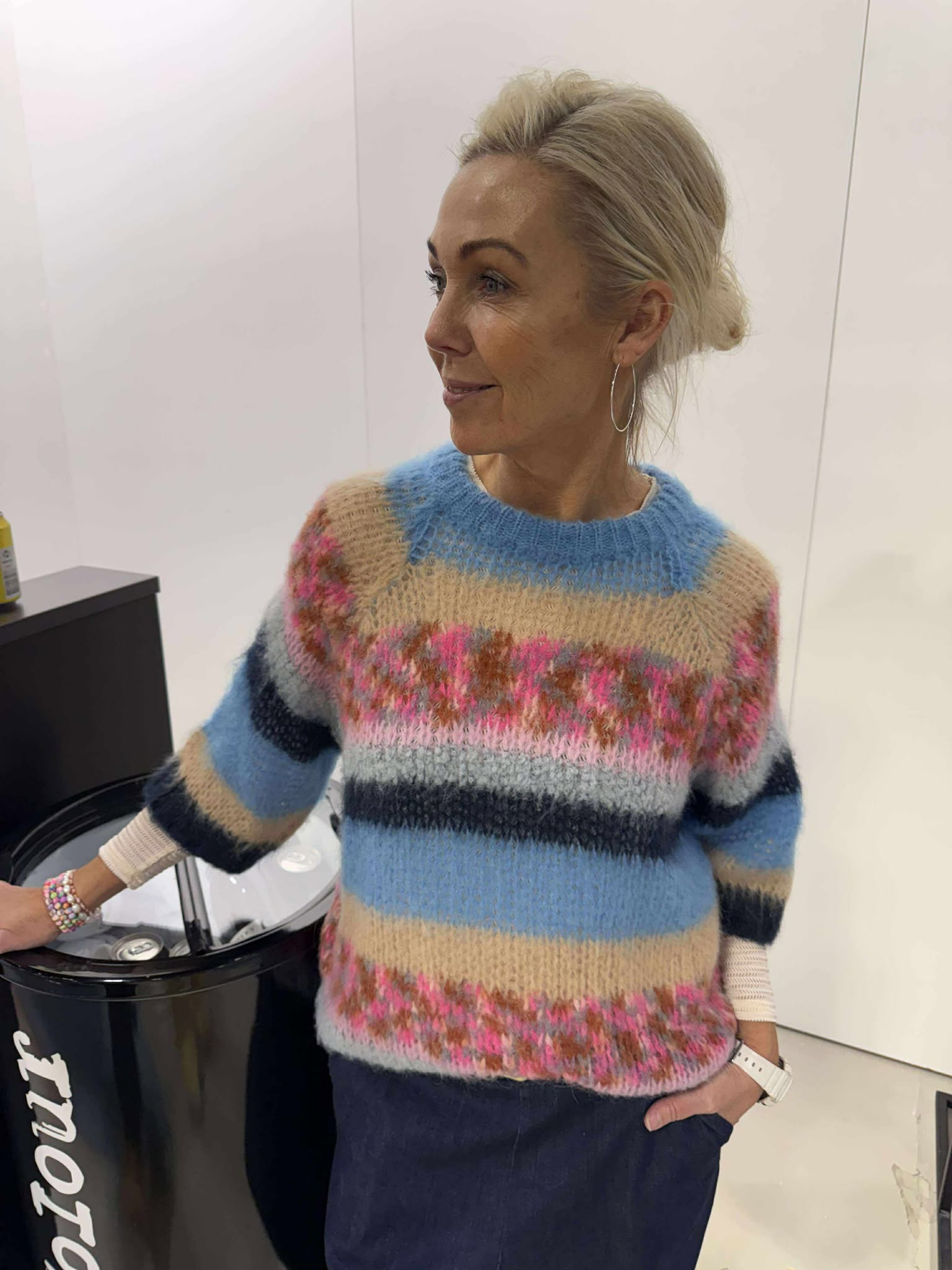 SOPHIE striped jumper - Blue Multi