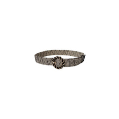 TWIST jute belt - Black
