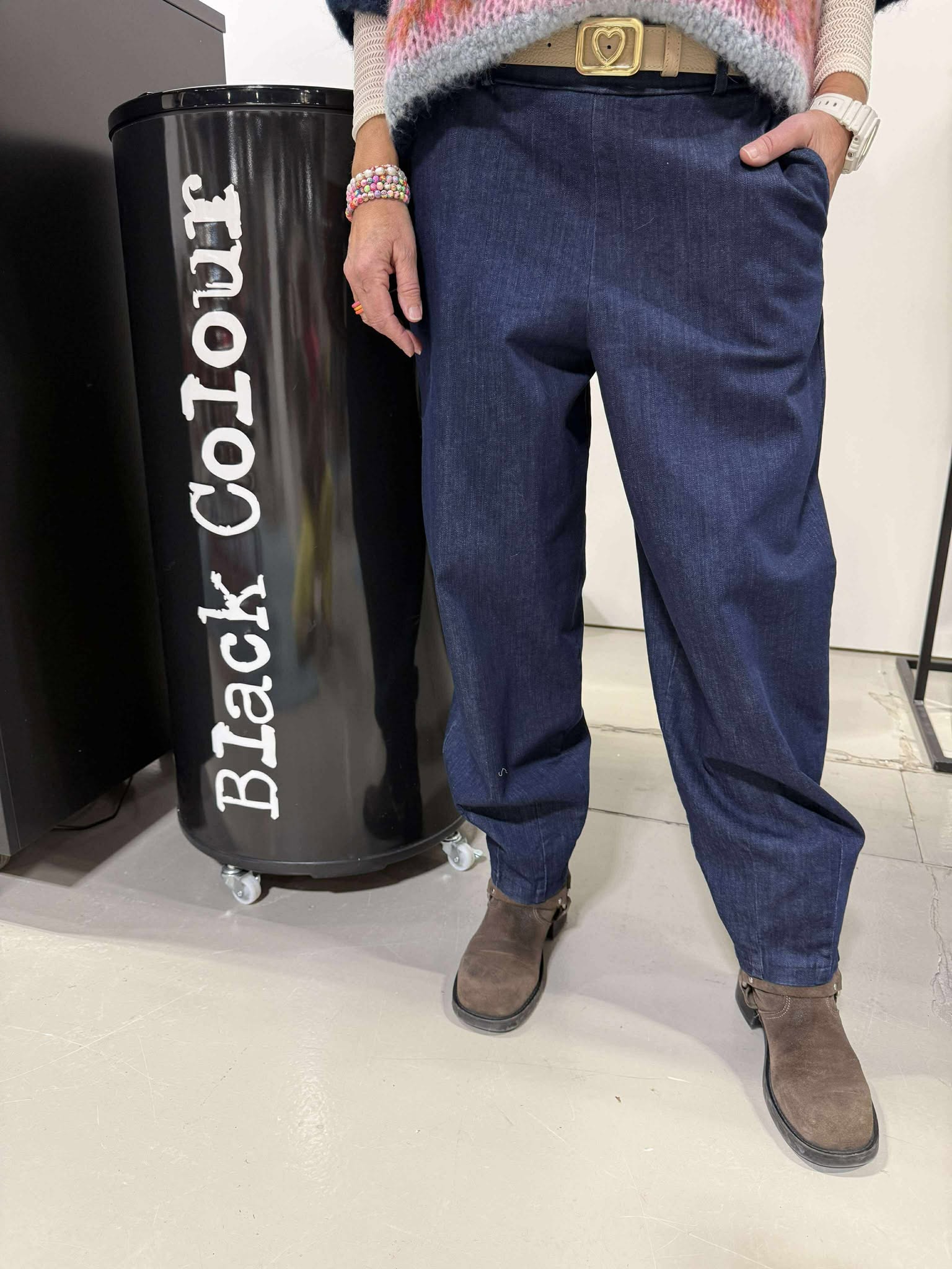 PREORDER-DENICE denim barrel pant - Denim