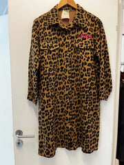 Leo Shirt Dress - Camel Leo